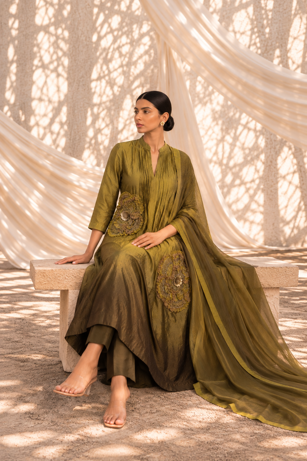 Golden Eos Kurta Set