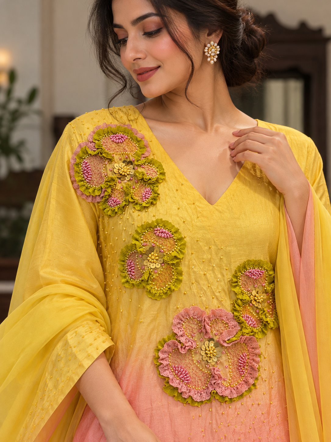 Dawn Kaftan Silk Set