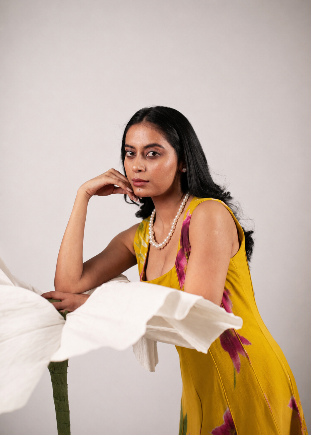 Sungold Panelled Dress