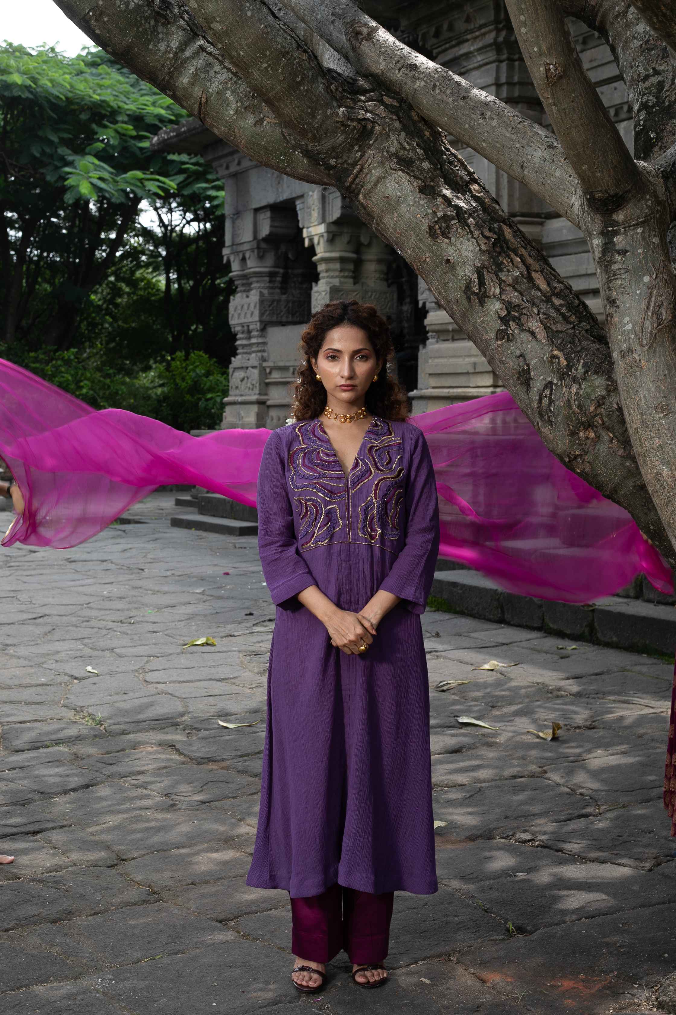 Purple Dusk Kurta Set