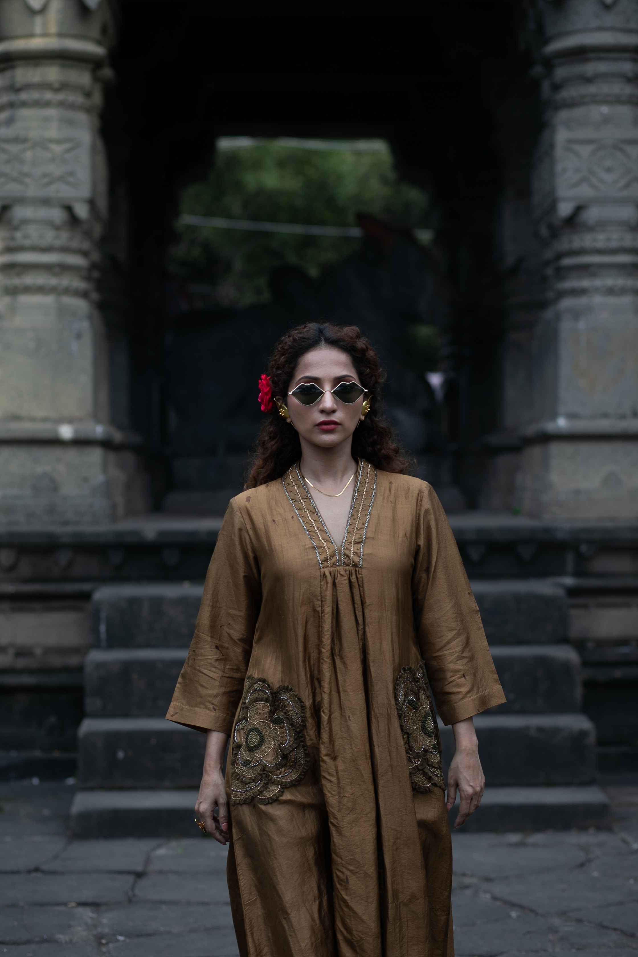 Golden Hour Mulberry Silk kurta Set