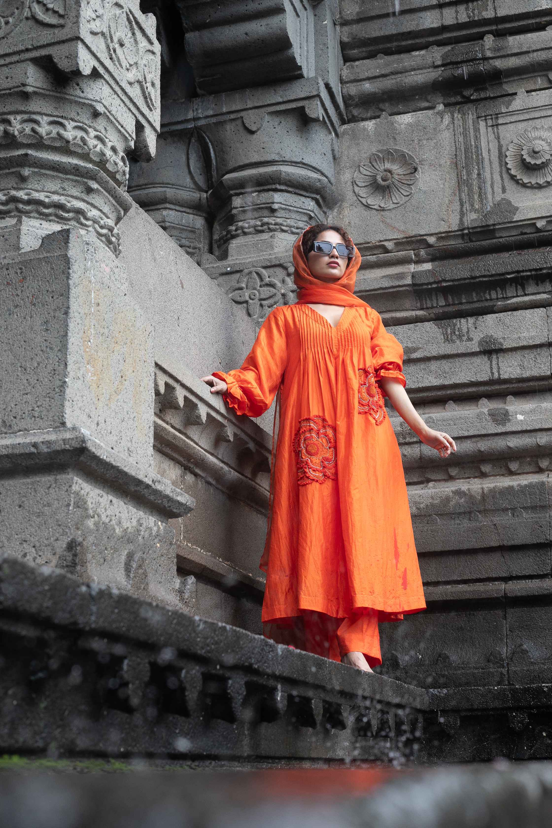 Radiant Ember Kurta Set