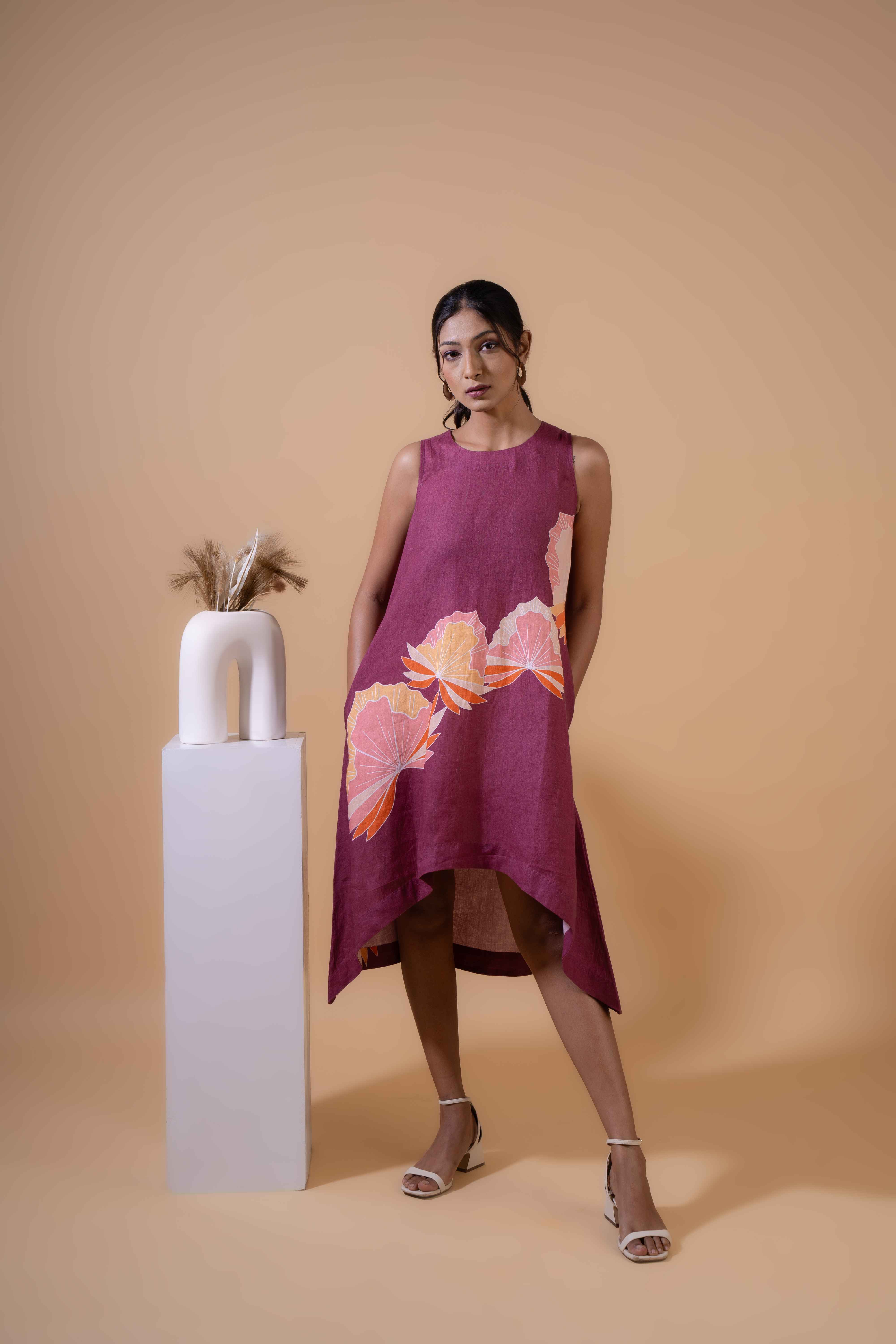 Sunset Wine Dress