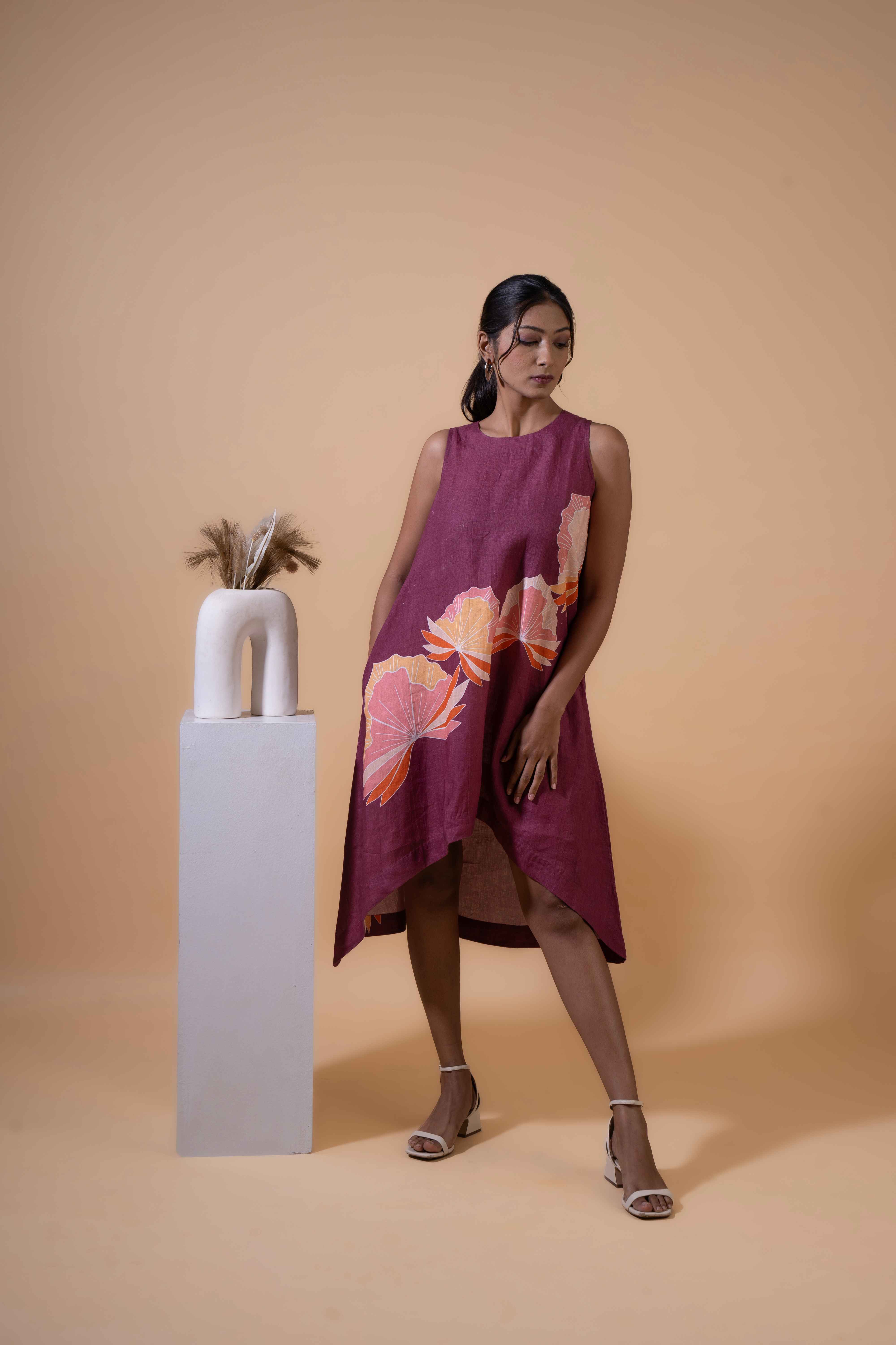 Sunset Wine Dress