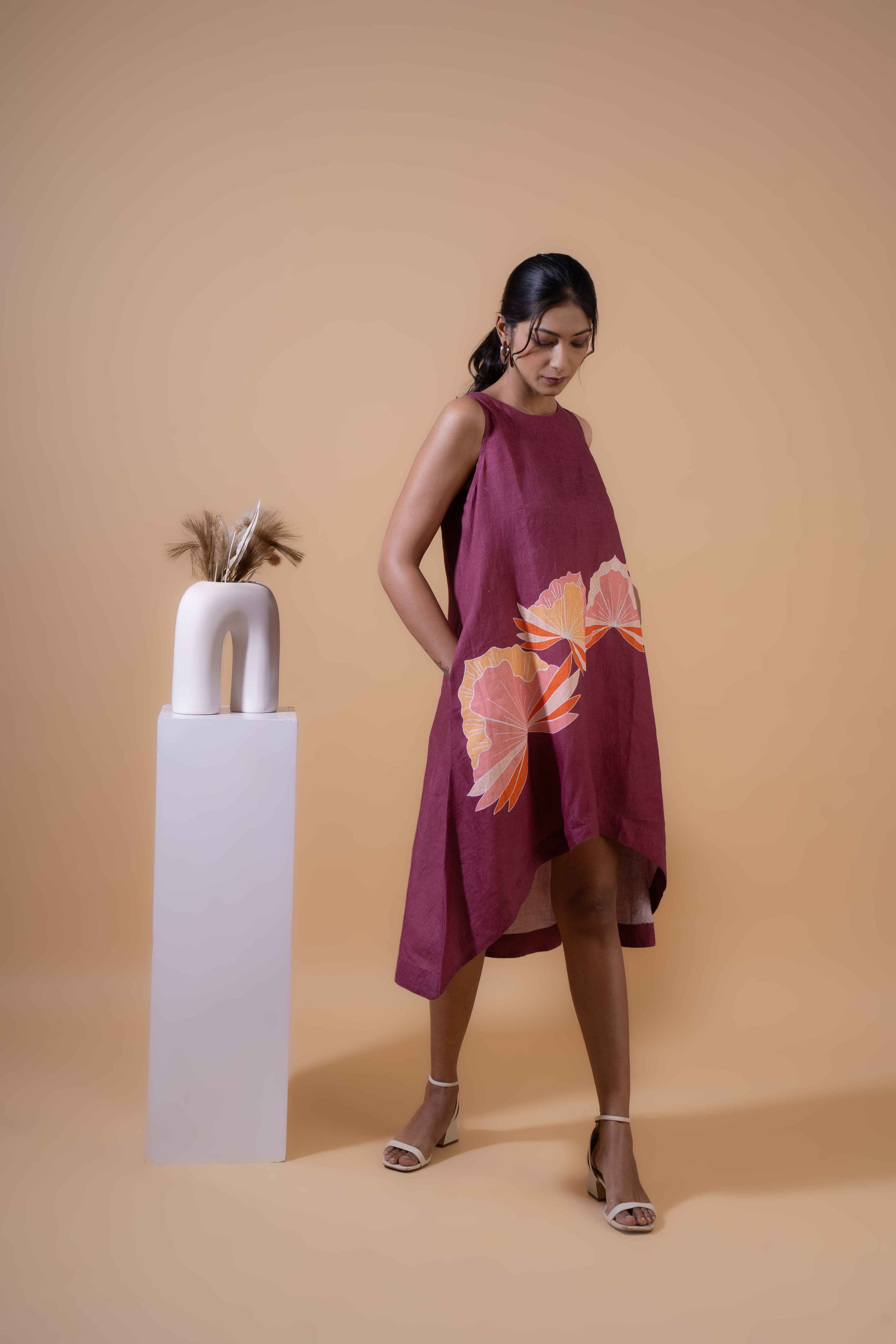 Sunset Wine Dress