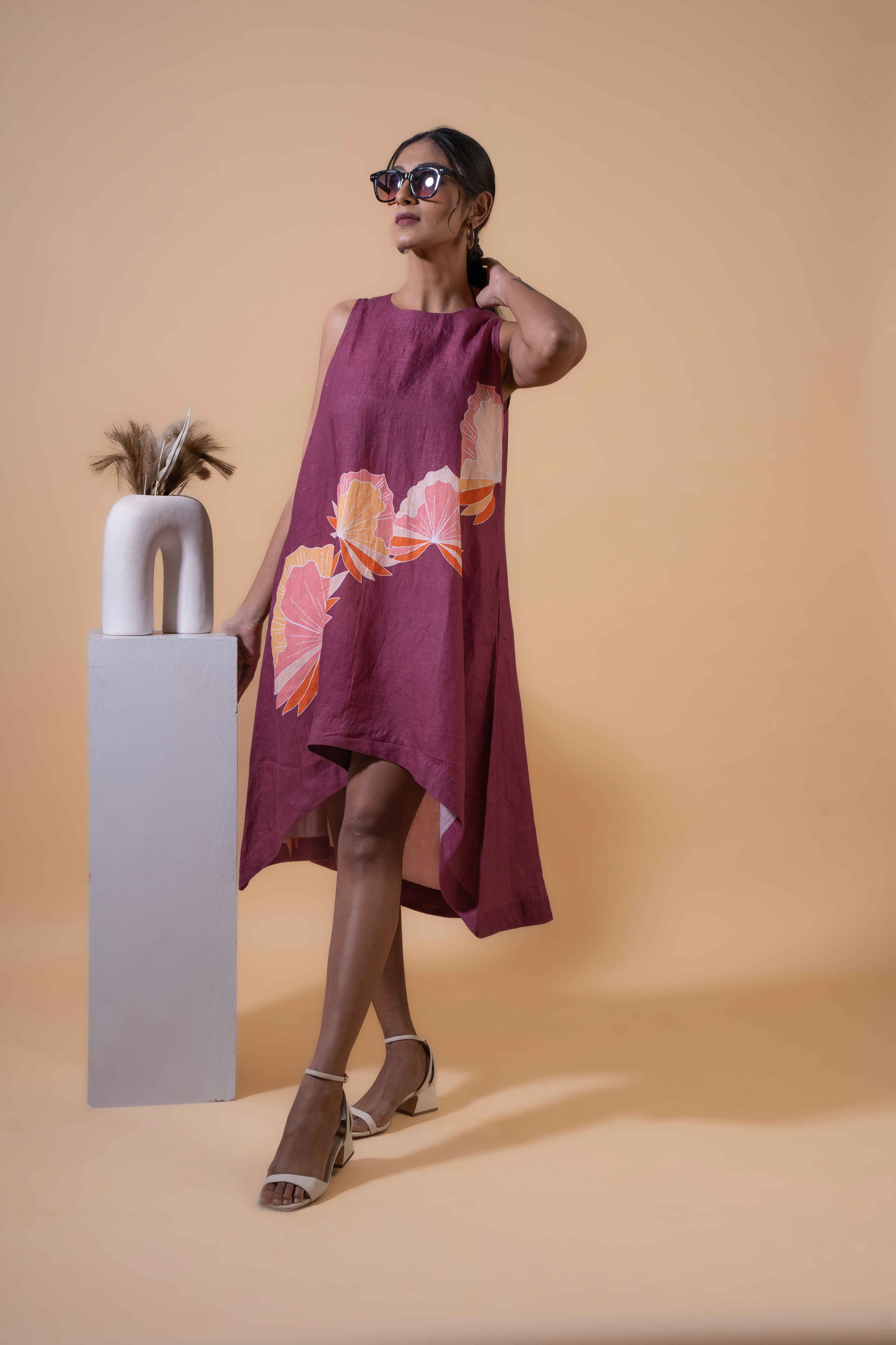 Sunset Wine Dress