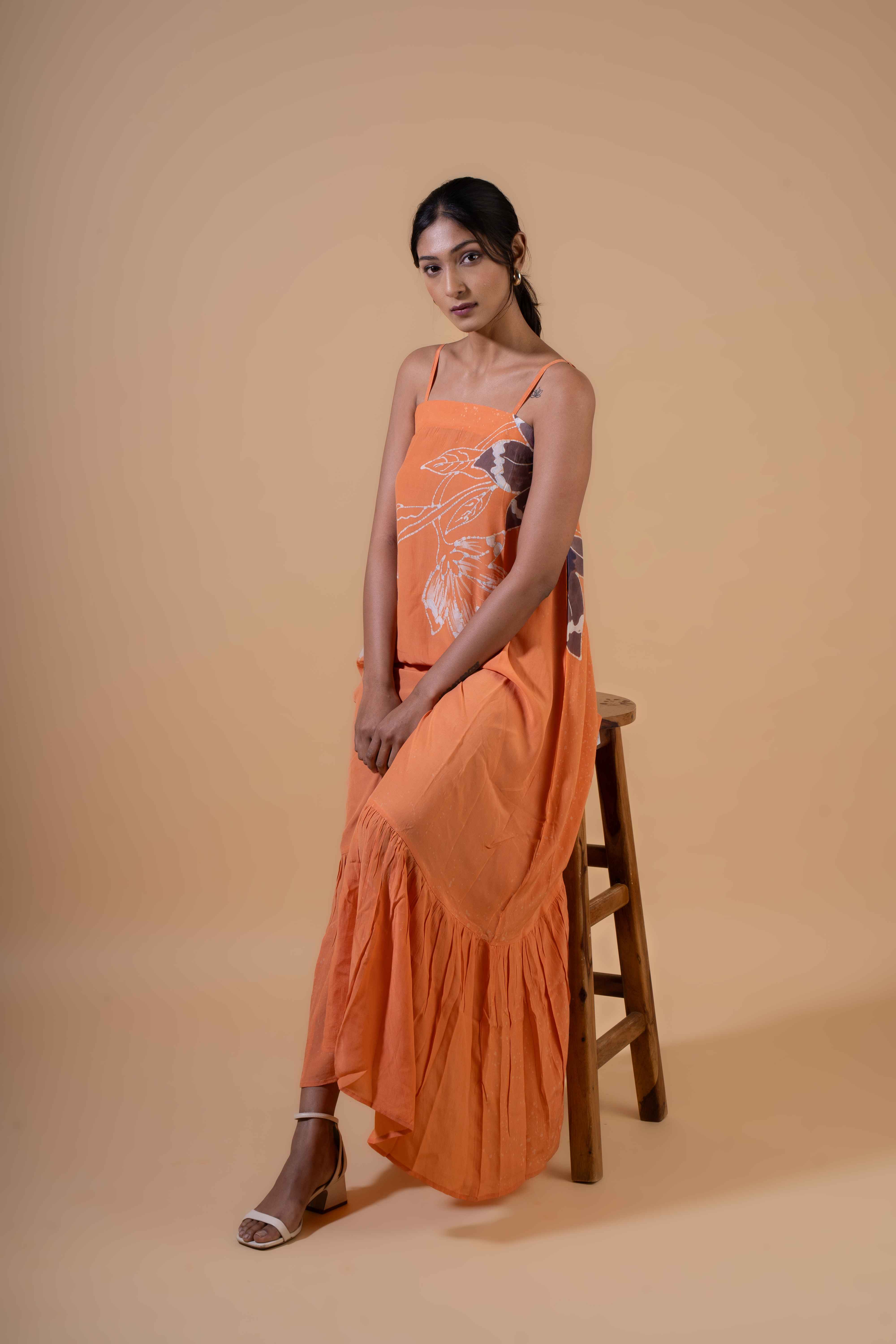 Coral Breeze Dress