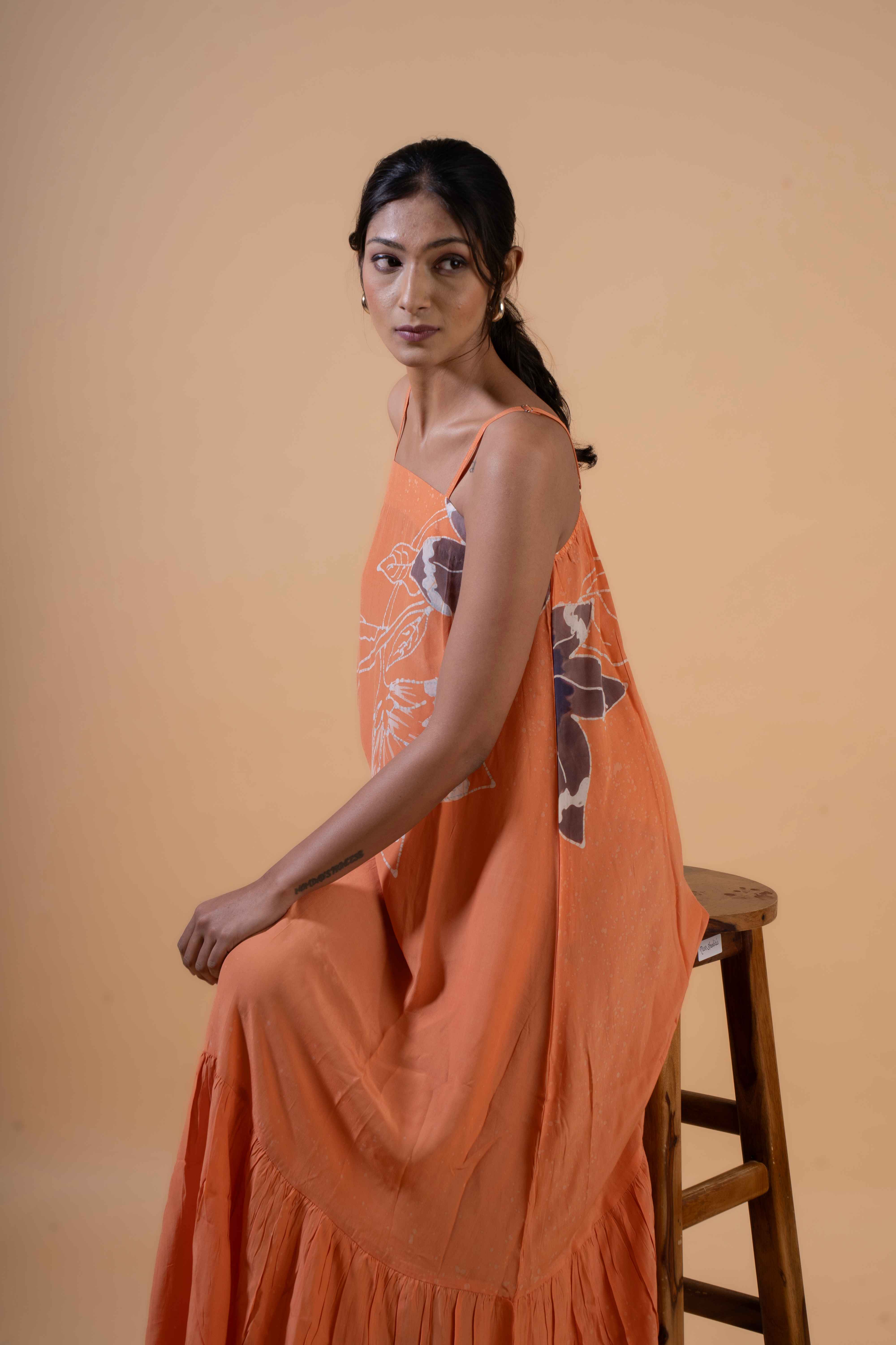 Coral Breeze Dress