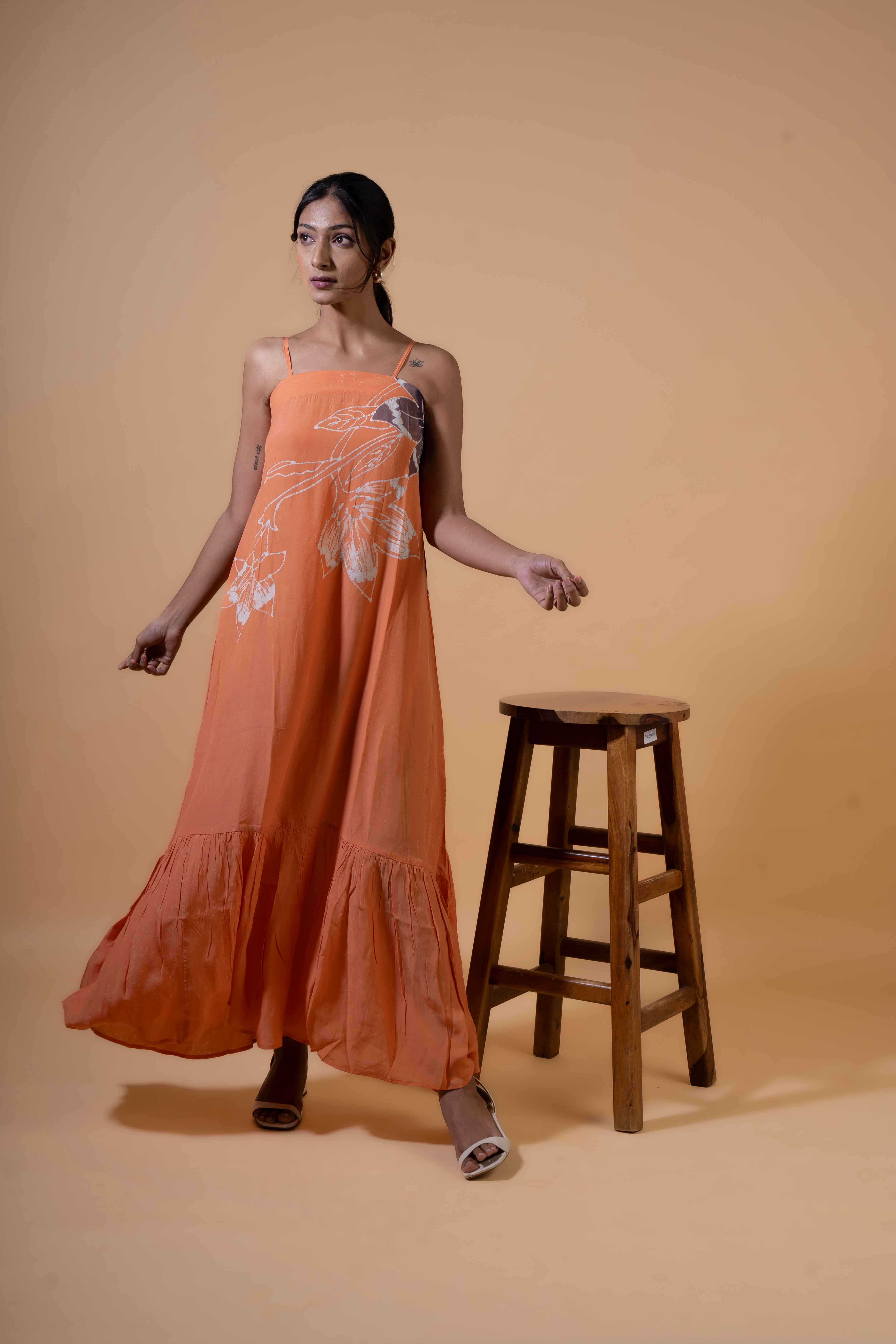Coral Breeze Dress