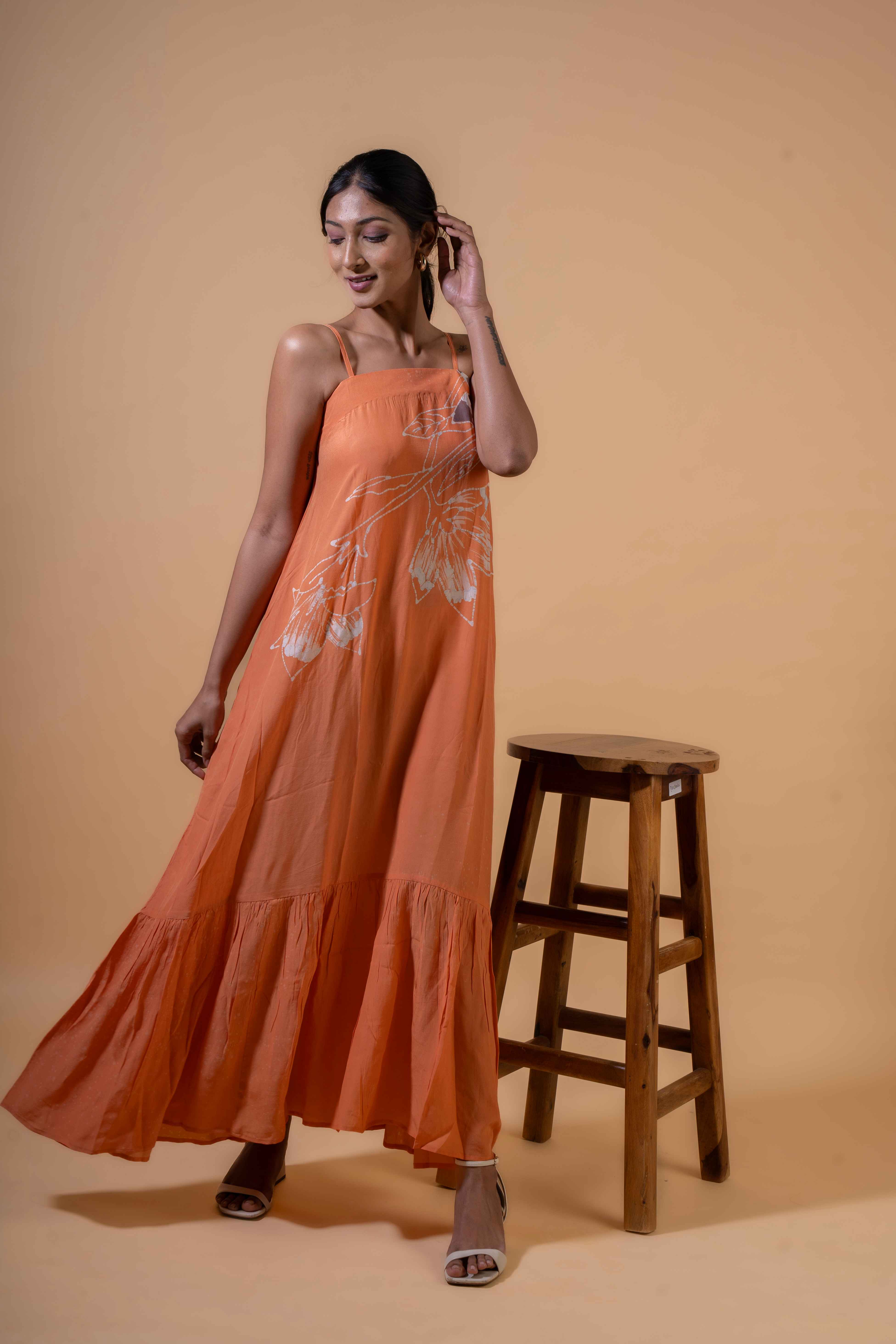 Coral Breeze Dress