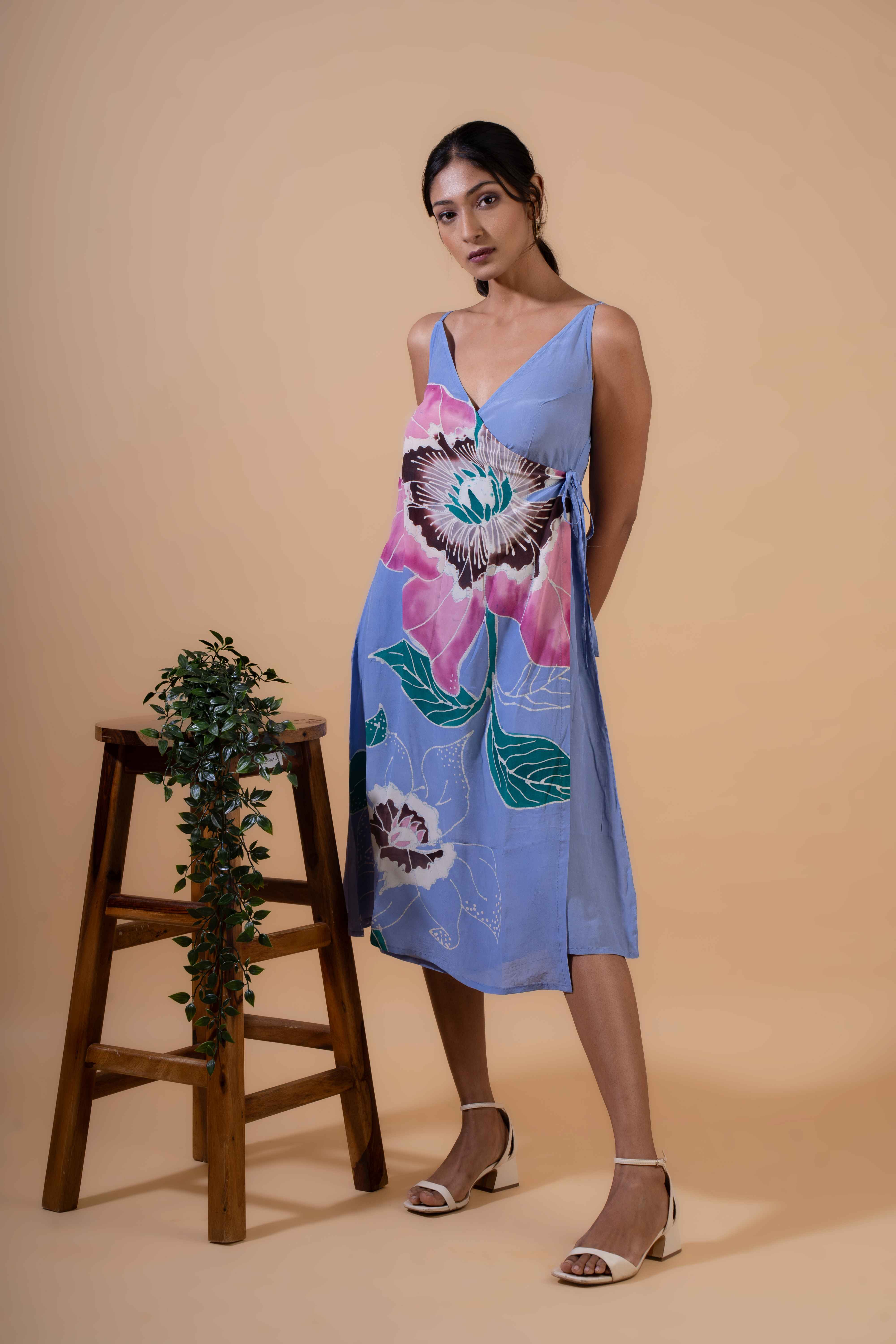 Sky Garden Wrap Dress