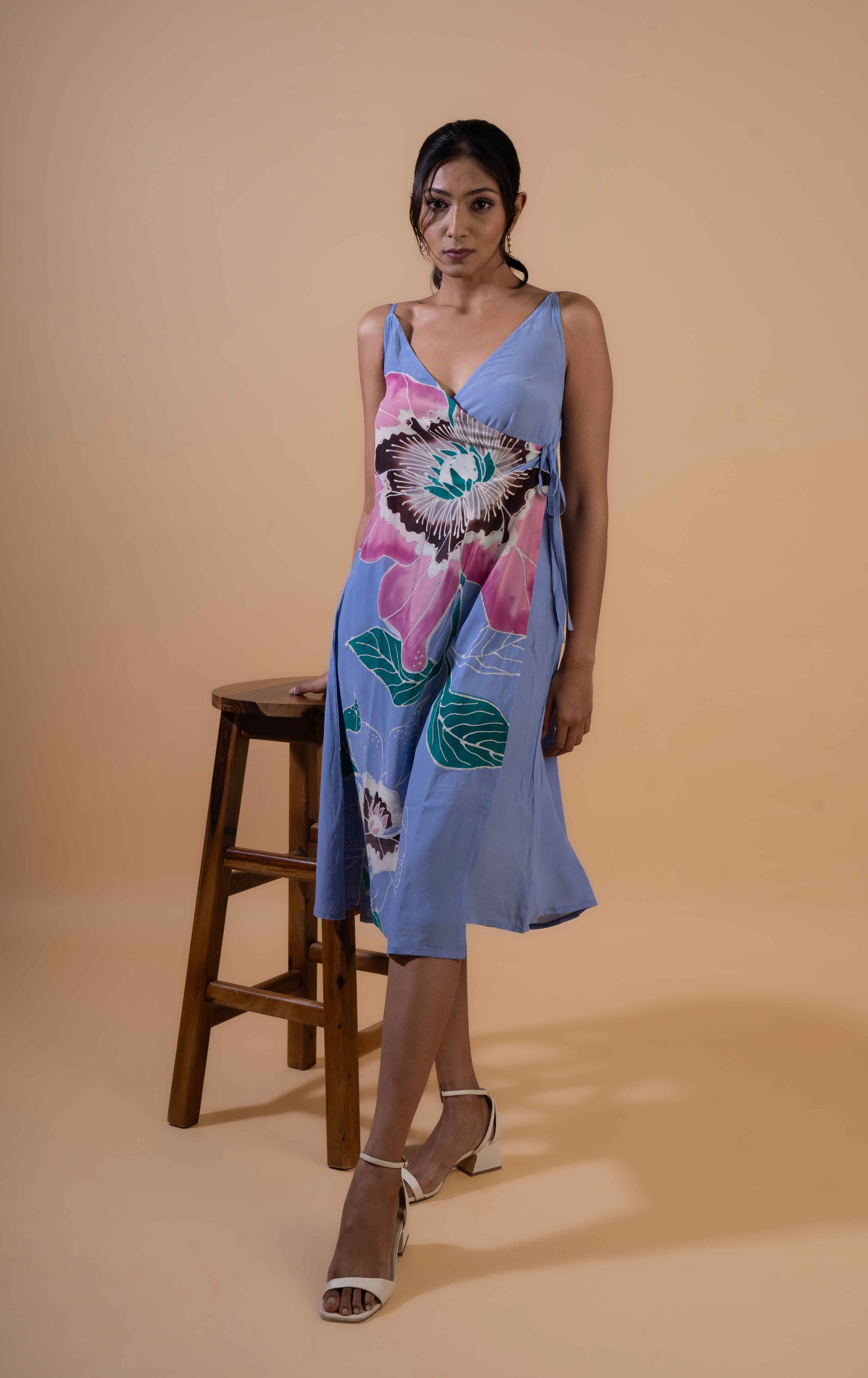 Sky Garden Wrap Dress