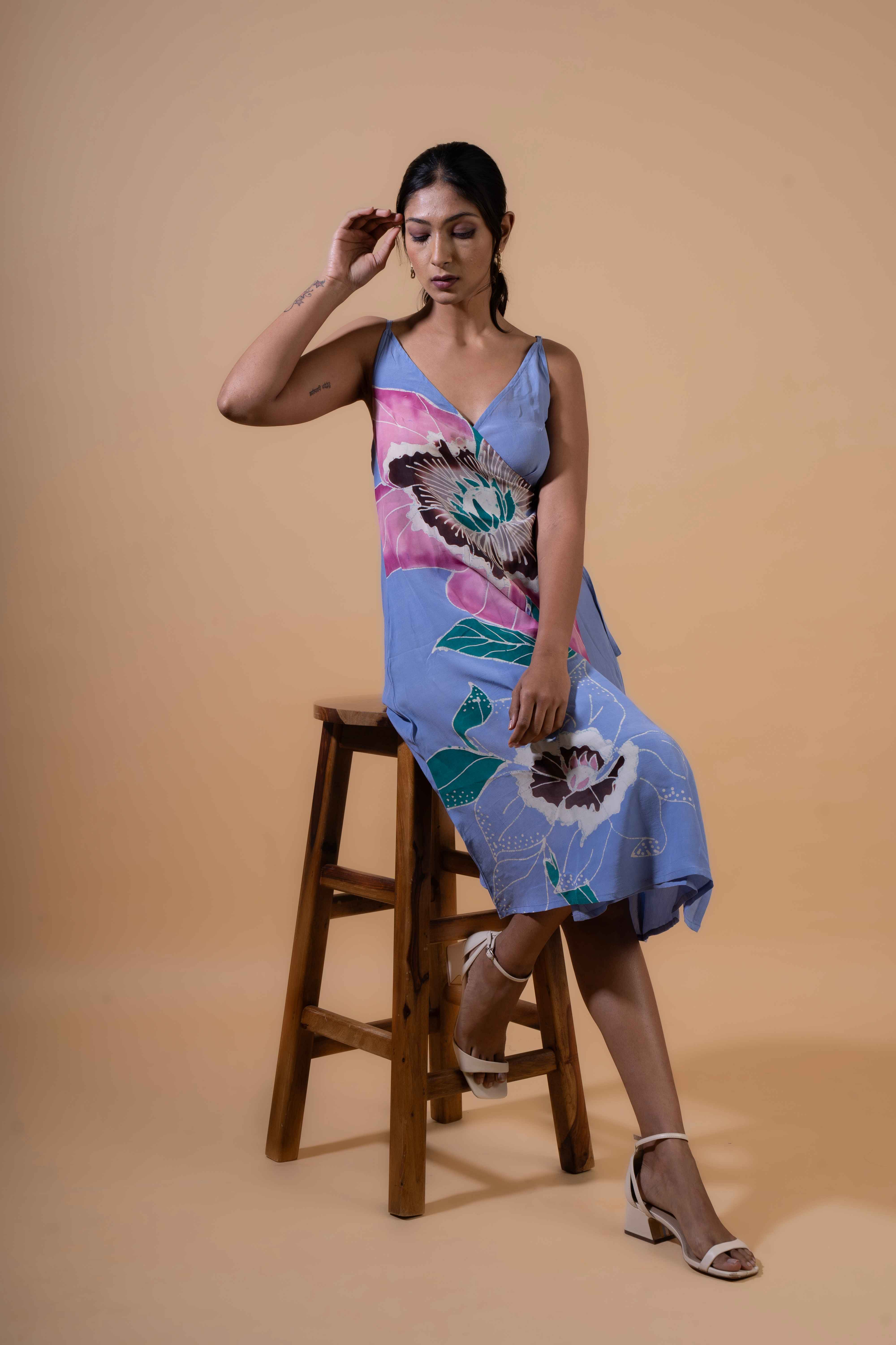 Sky Garden Wrap Dress