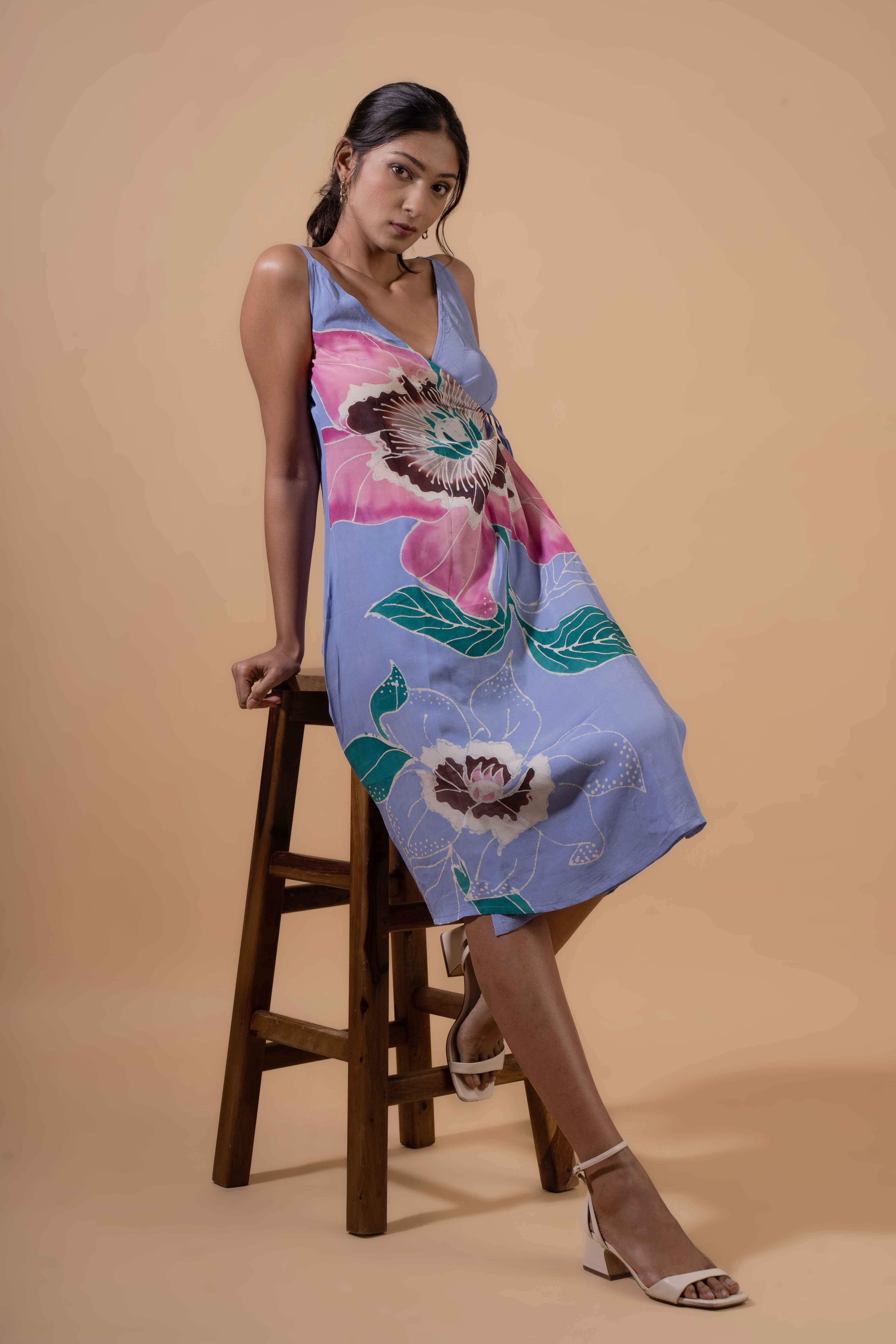 Sky Garden Wrap Dress