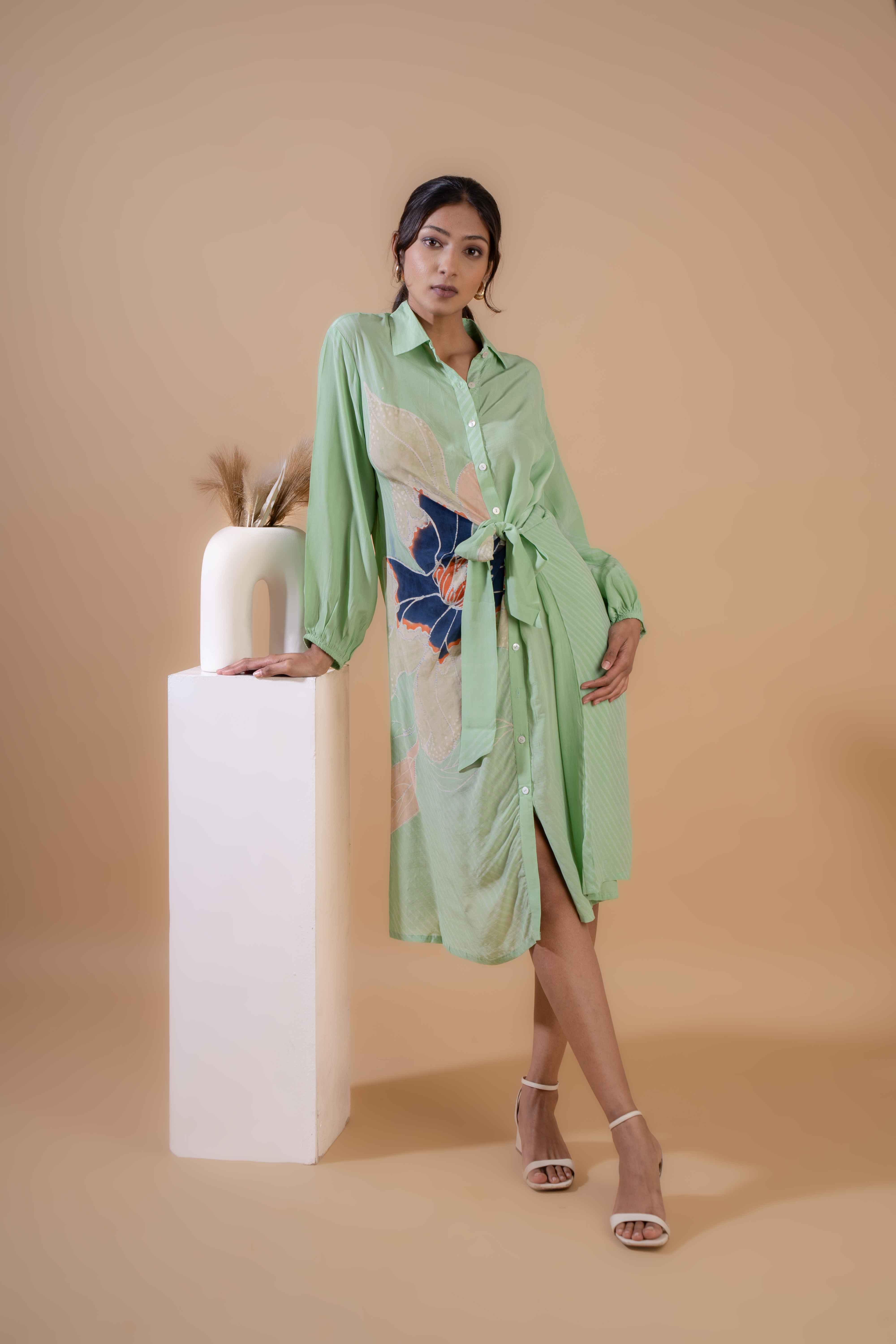 Meadow Breeze Shirt Dress