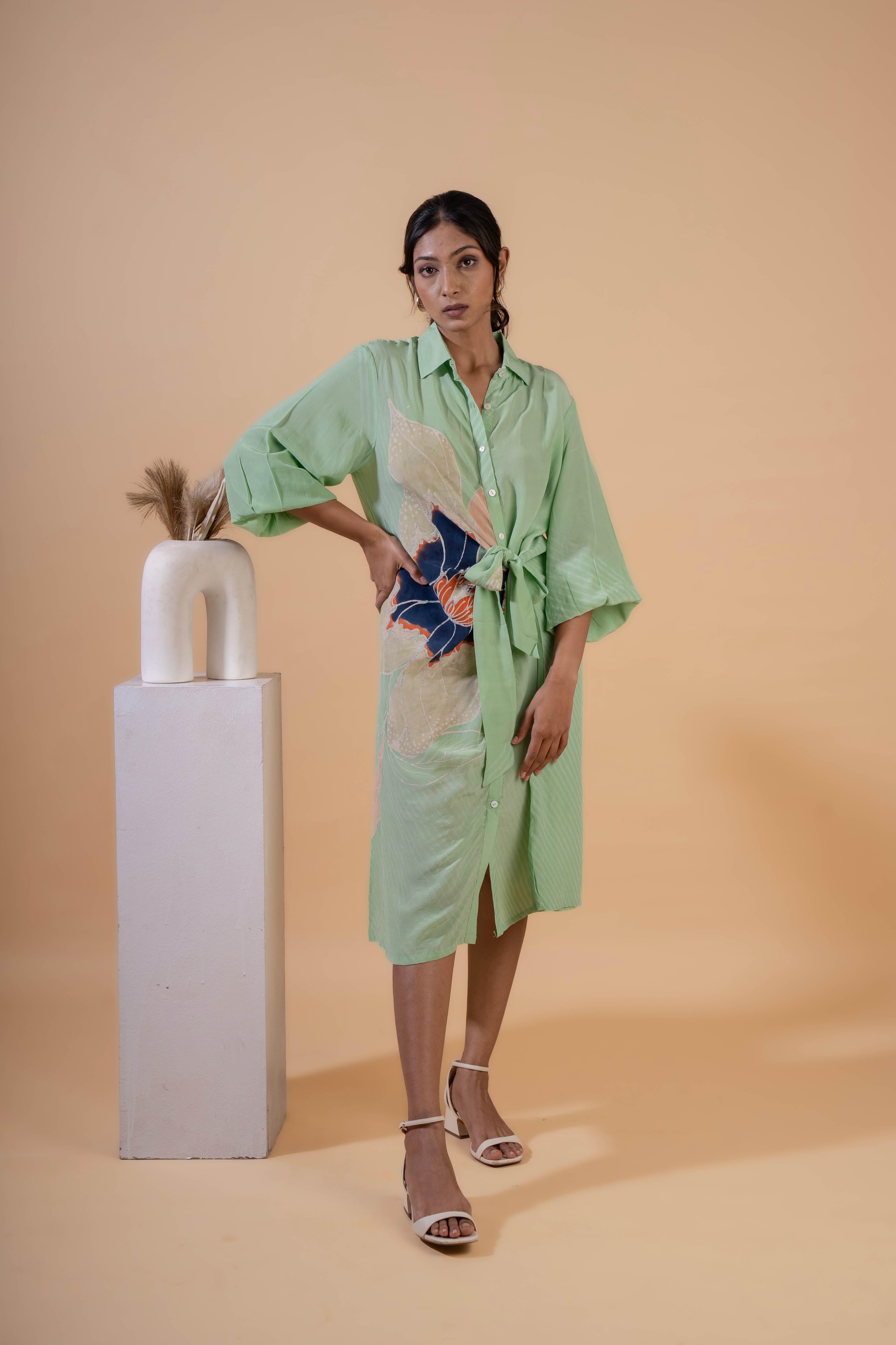 Meadow Breeze Shirt Dress