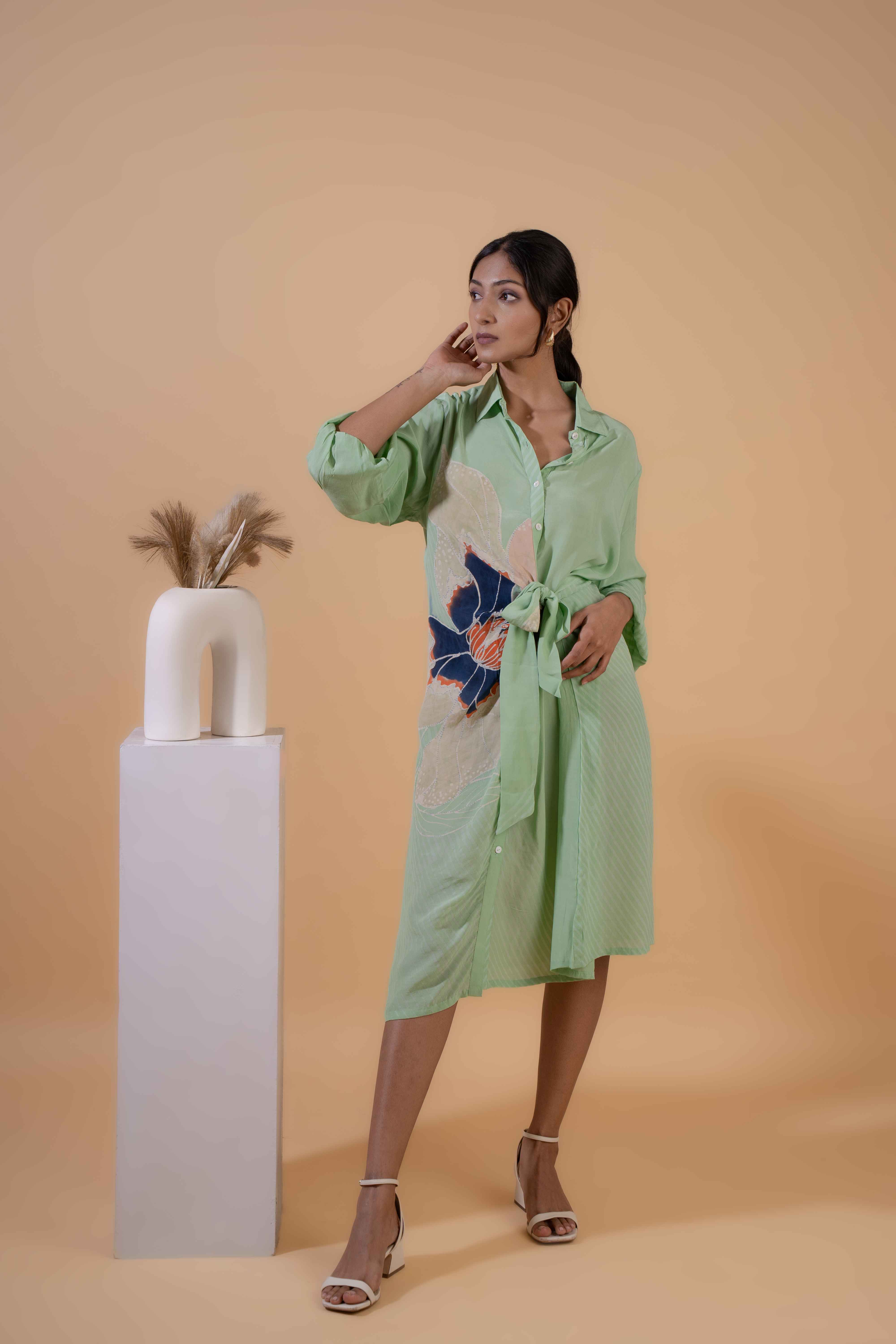 Meadow Breeze Shirt Dress
