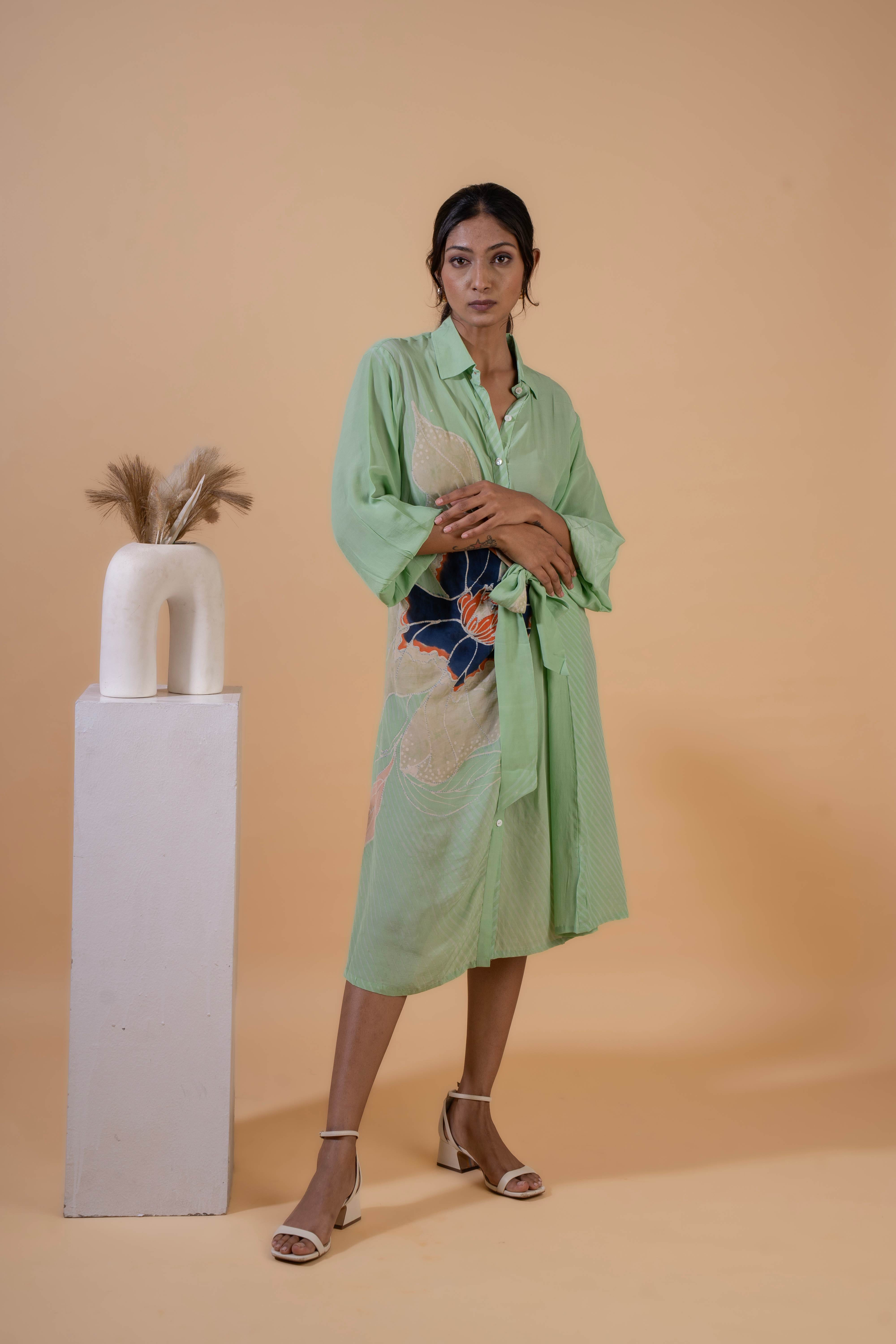 Meadow Breeze Shirt Dress