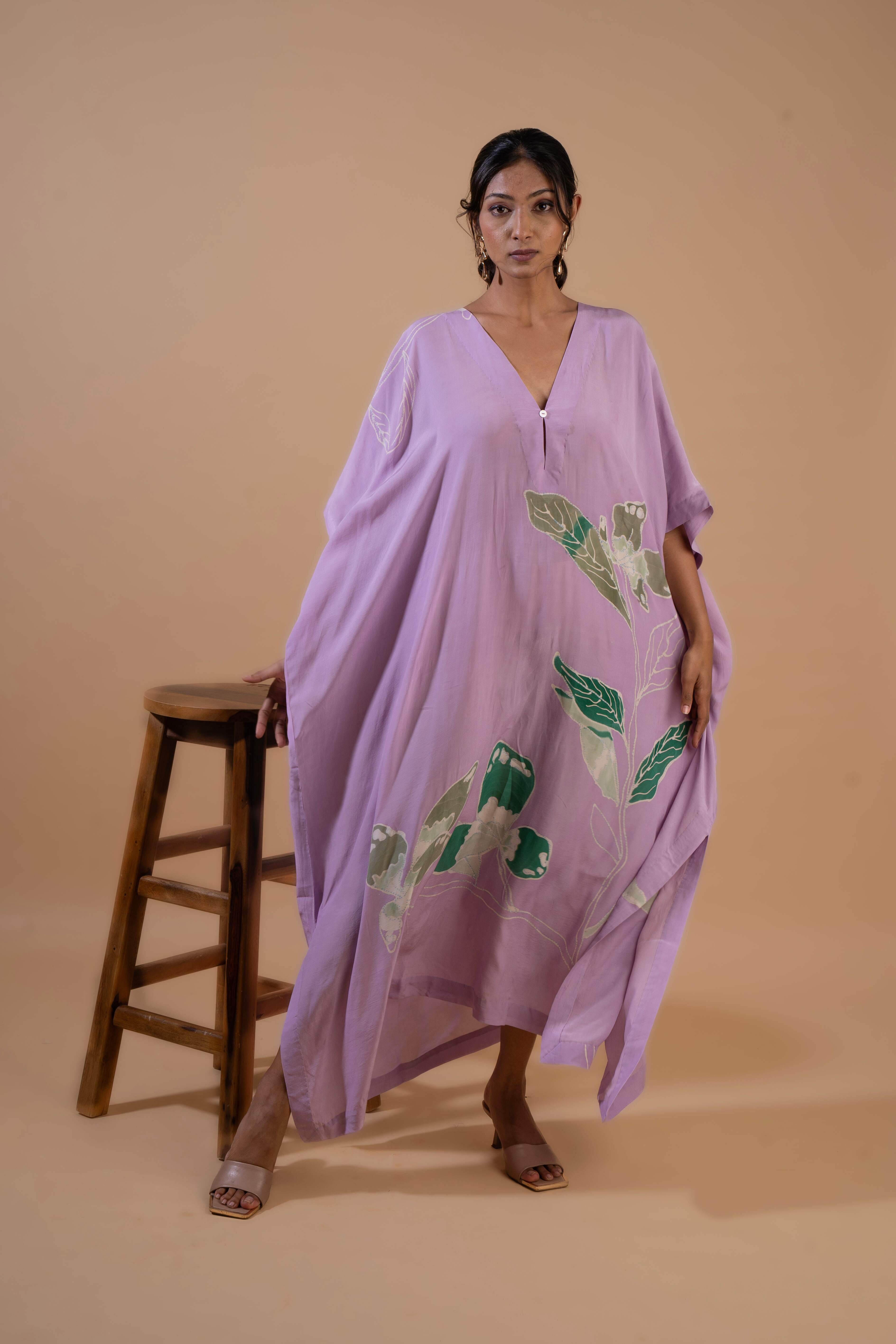 Lavender Leaf Kaftan