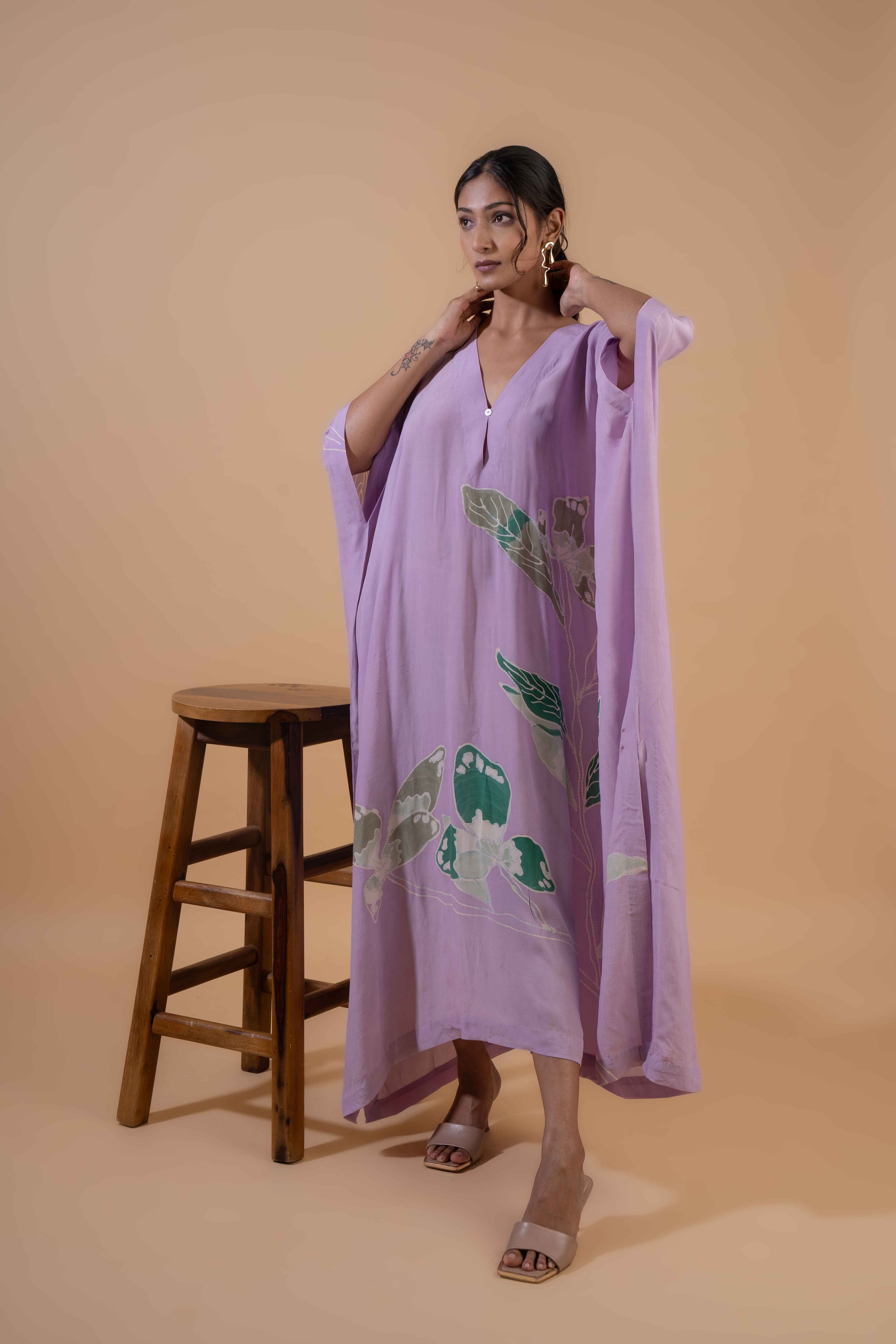 Lavender Leaf Kaftan