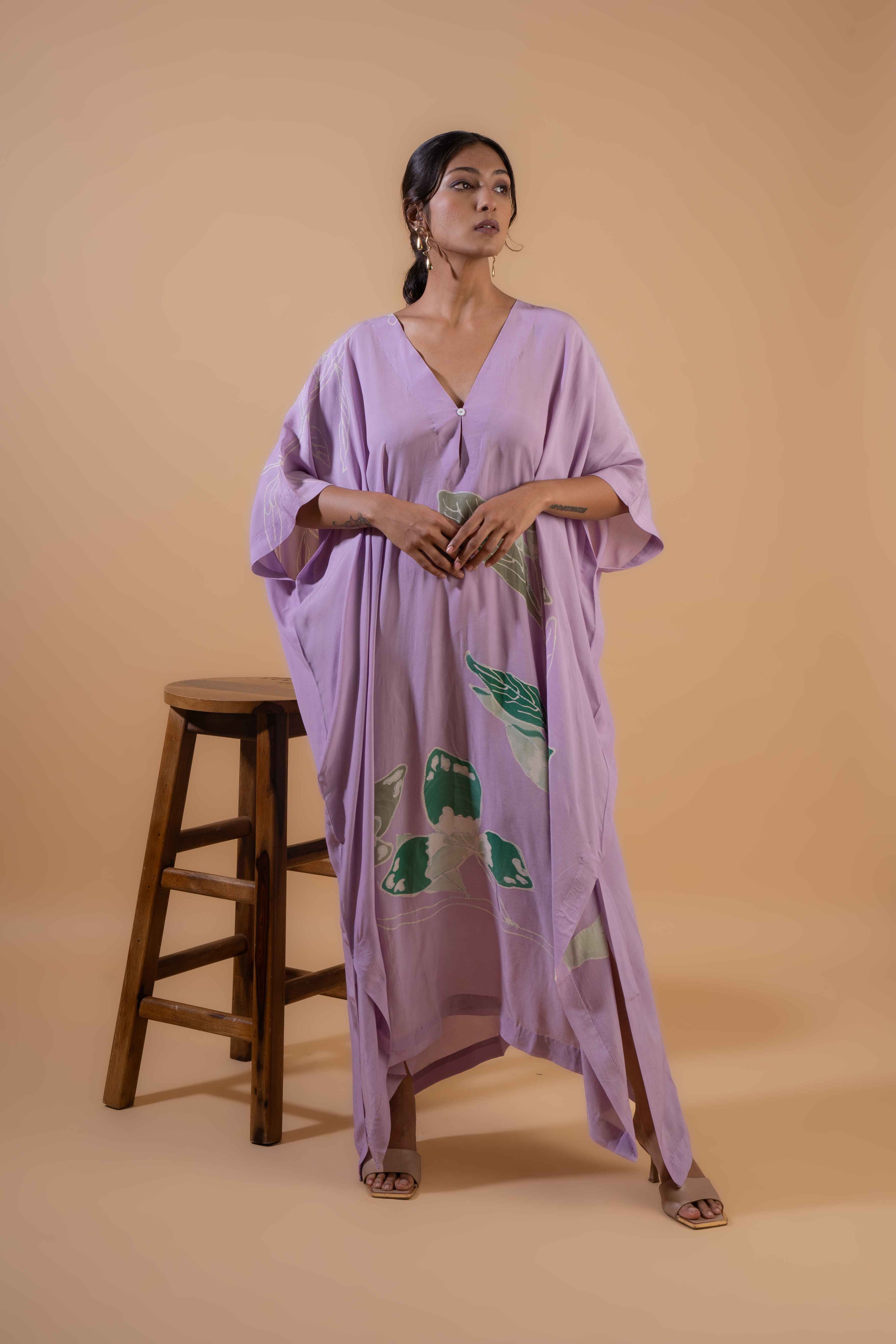 Lavender Leaf Kaftan