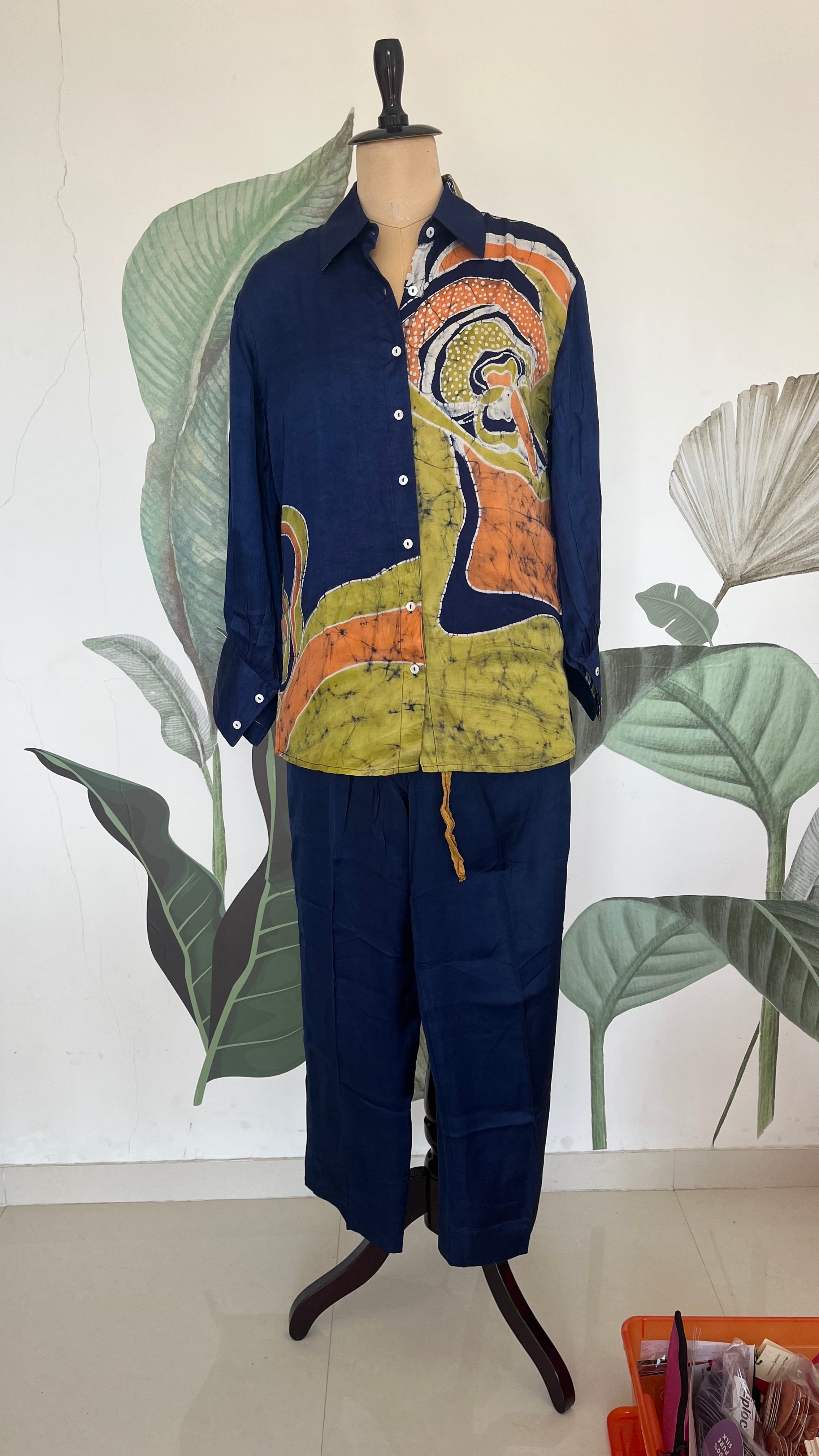 Indigo Mushroom Co-ord Set