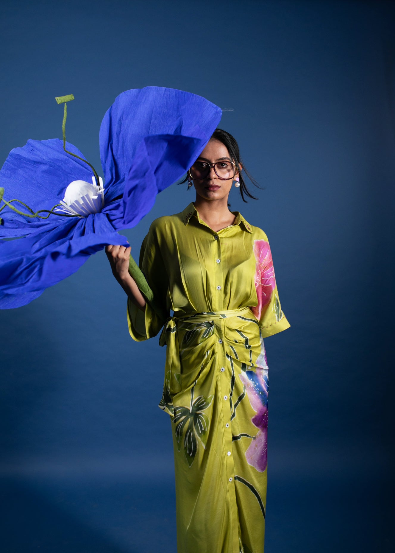 Citrine Orchid Twine Sarong Dress