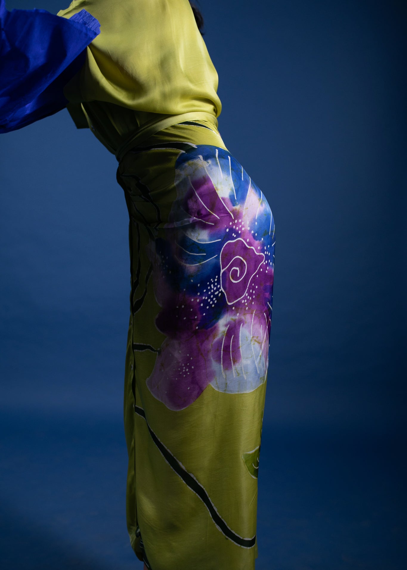 Citrine Orchid Twine Sarong Dress