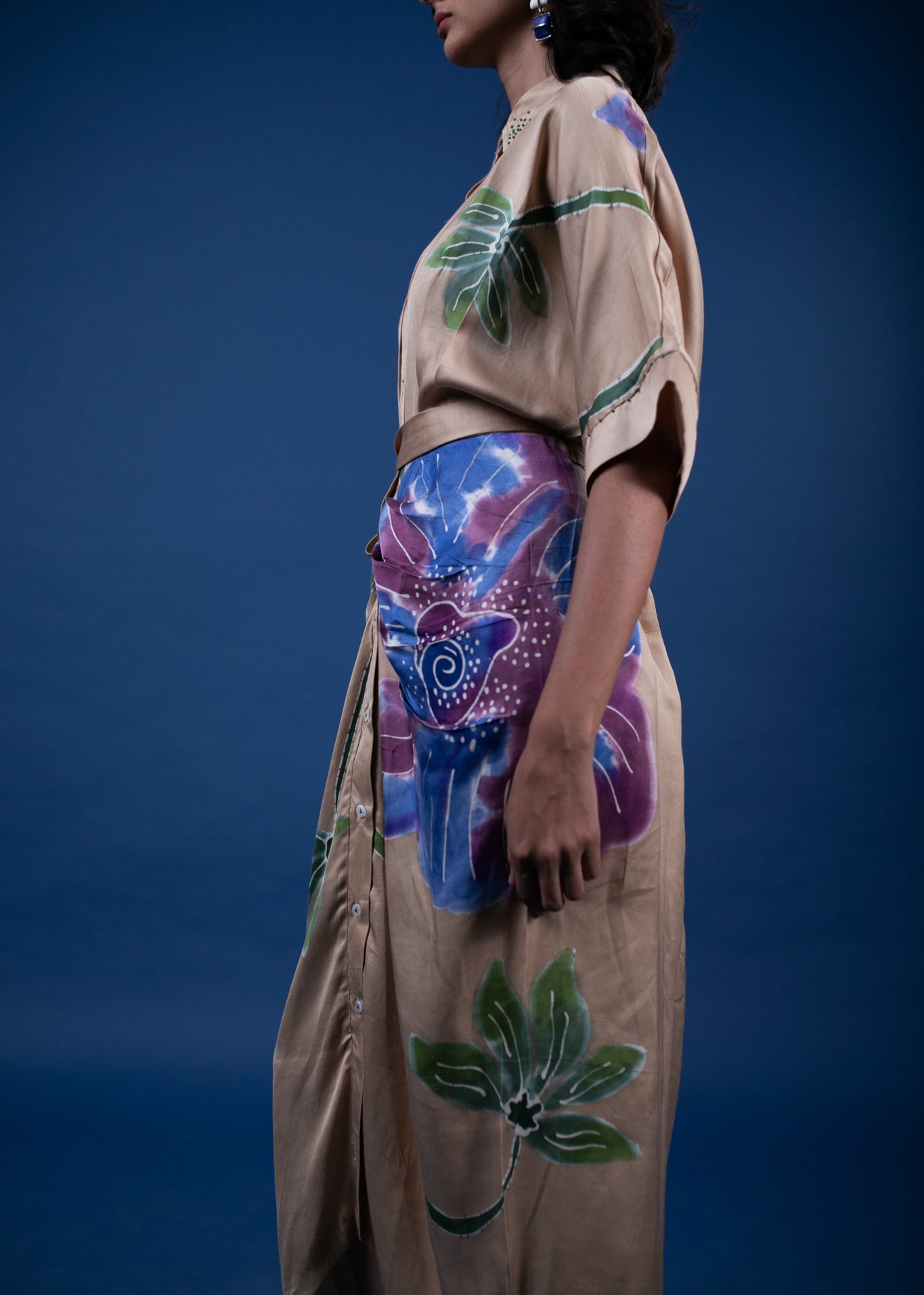 Orchid Twine Sarong Dress