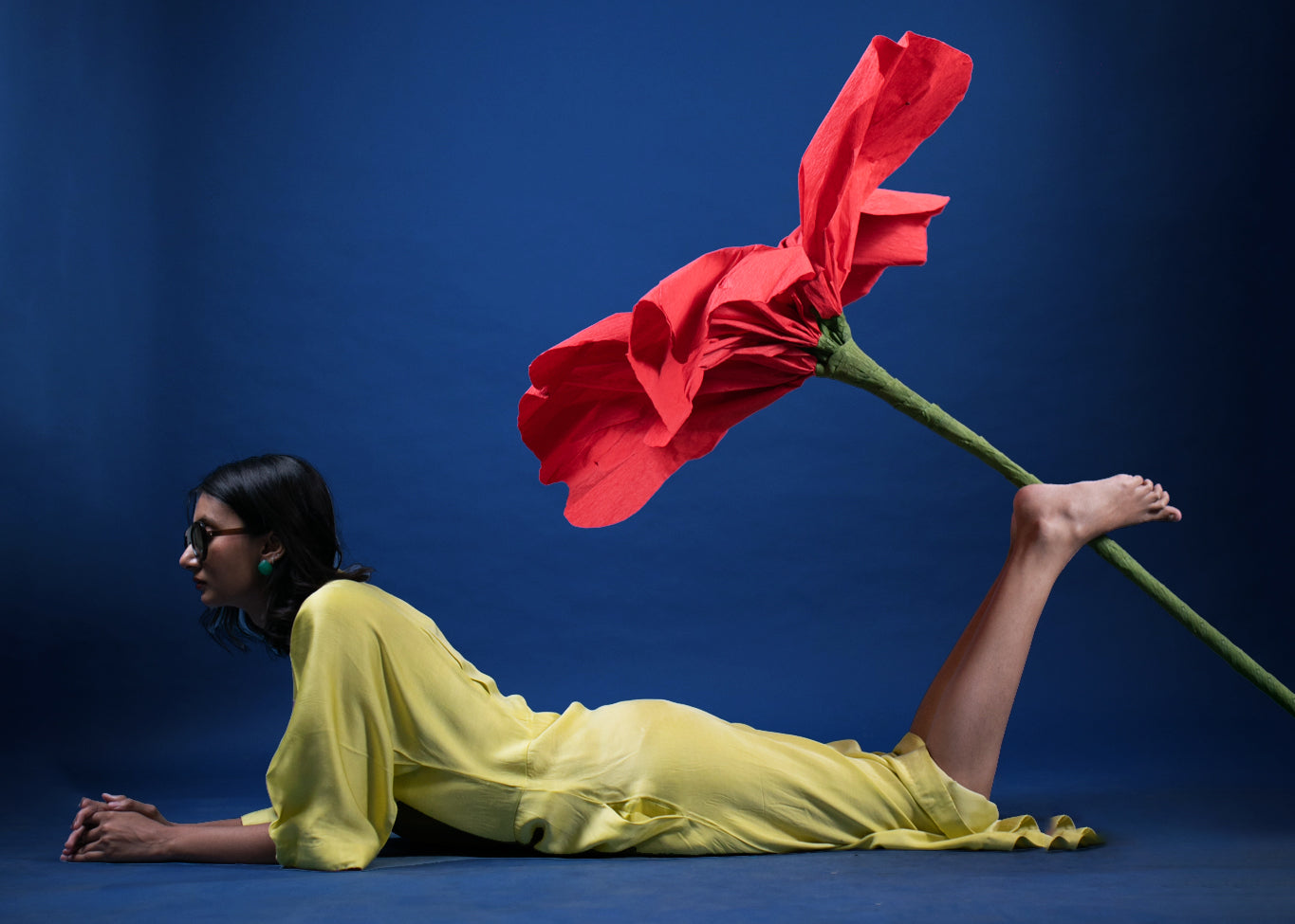 Citrine Vine Tie Up Dress