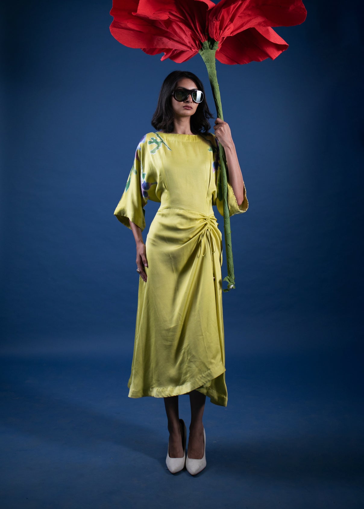 Citrine Vine Tie Up Dress