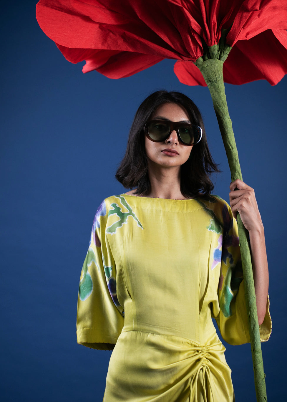 Citrine Vine Tie Up Dress