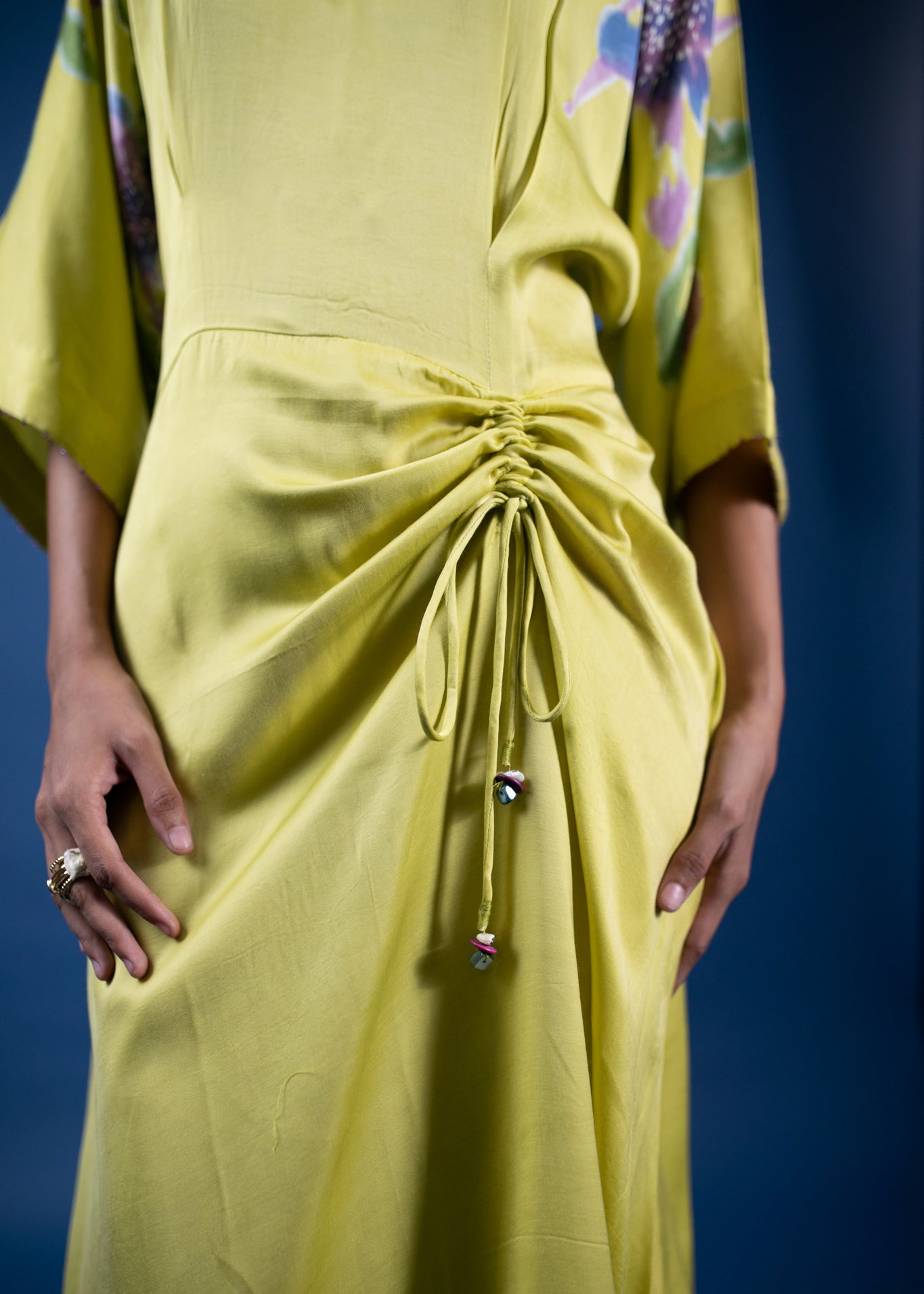 Citrine Vine Tie Up Dress