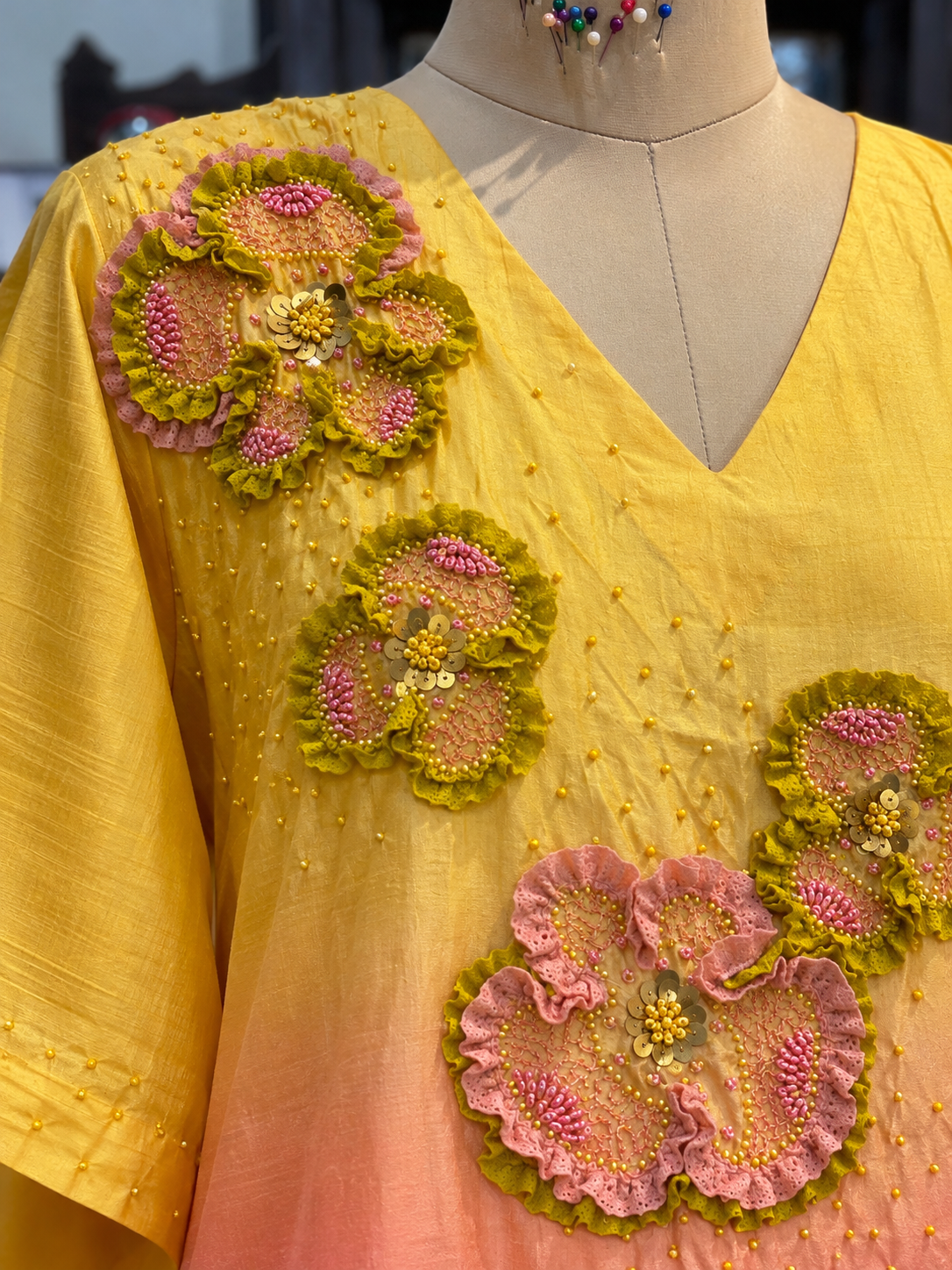 Dawn Kaftan Silk Set