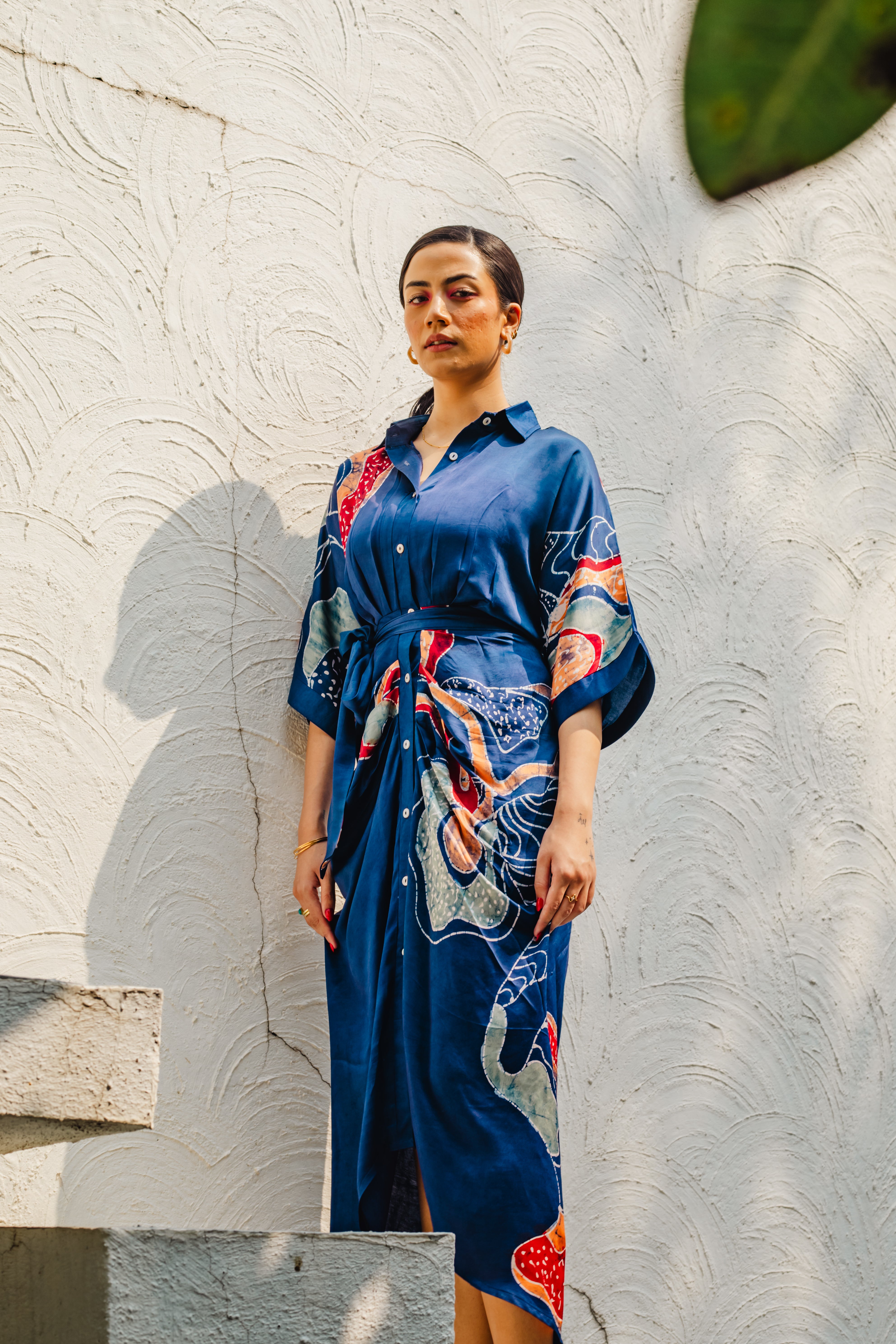 Indigo Batik Sarong Dress