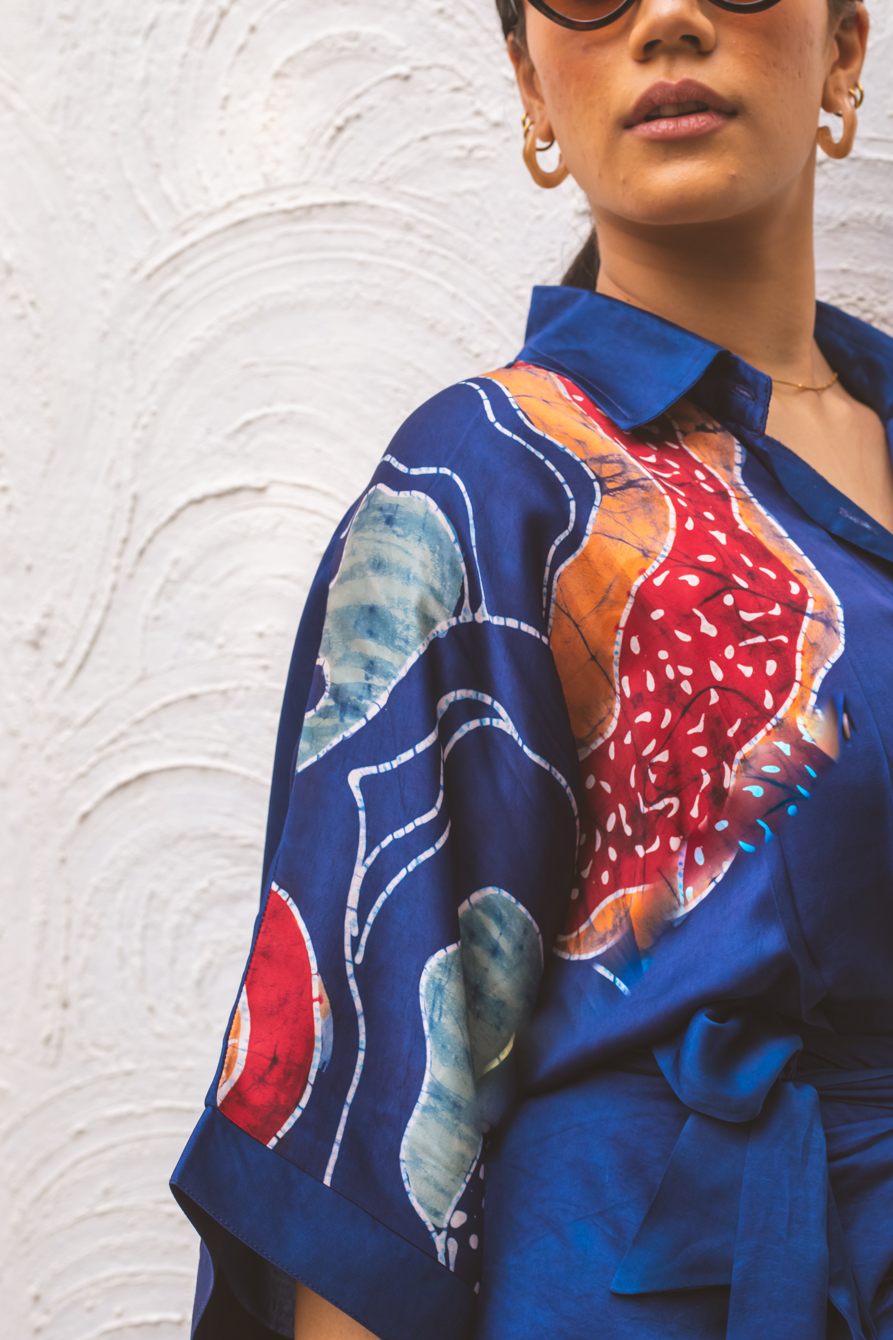 Indigo Batik Sarong Dress