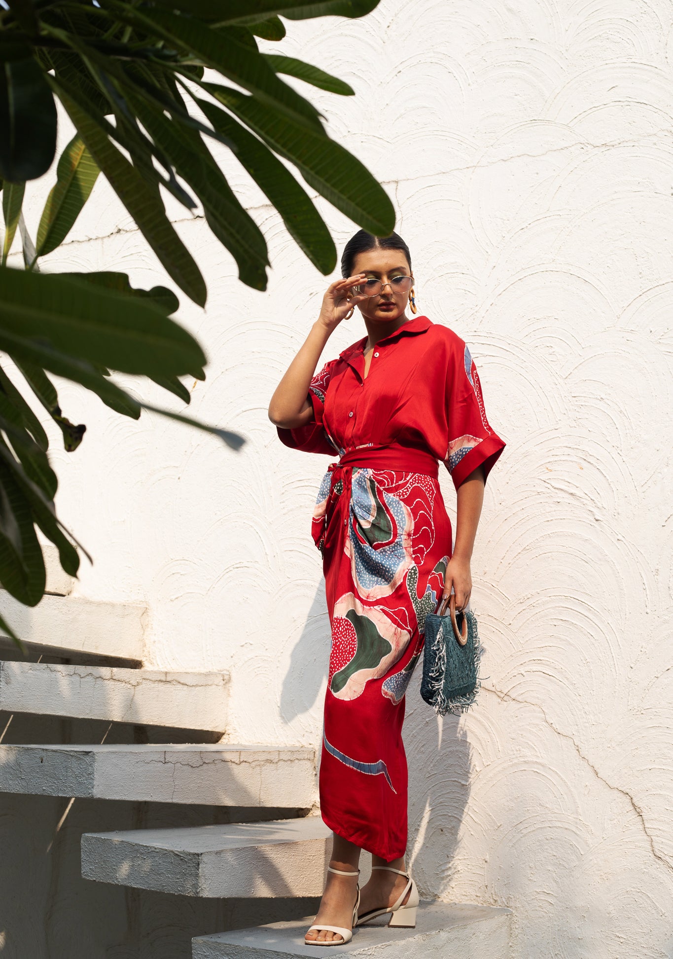 Scarlet Spore Print SarongDress