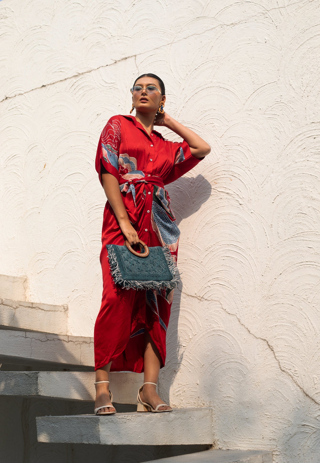 Scarlet Spore Print SarongDress