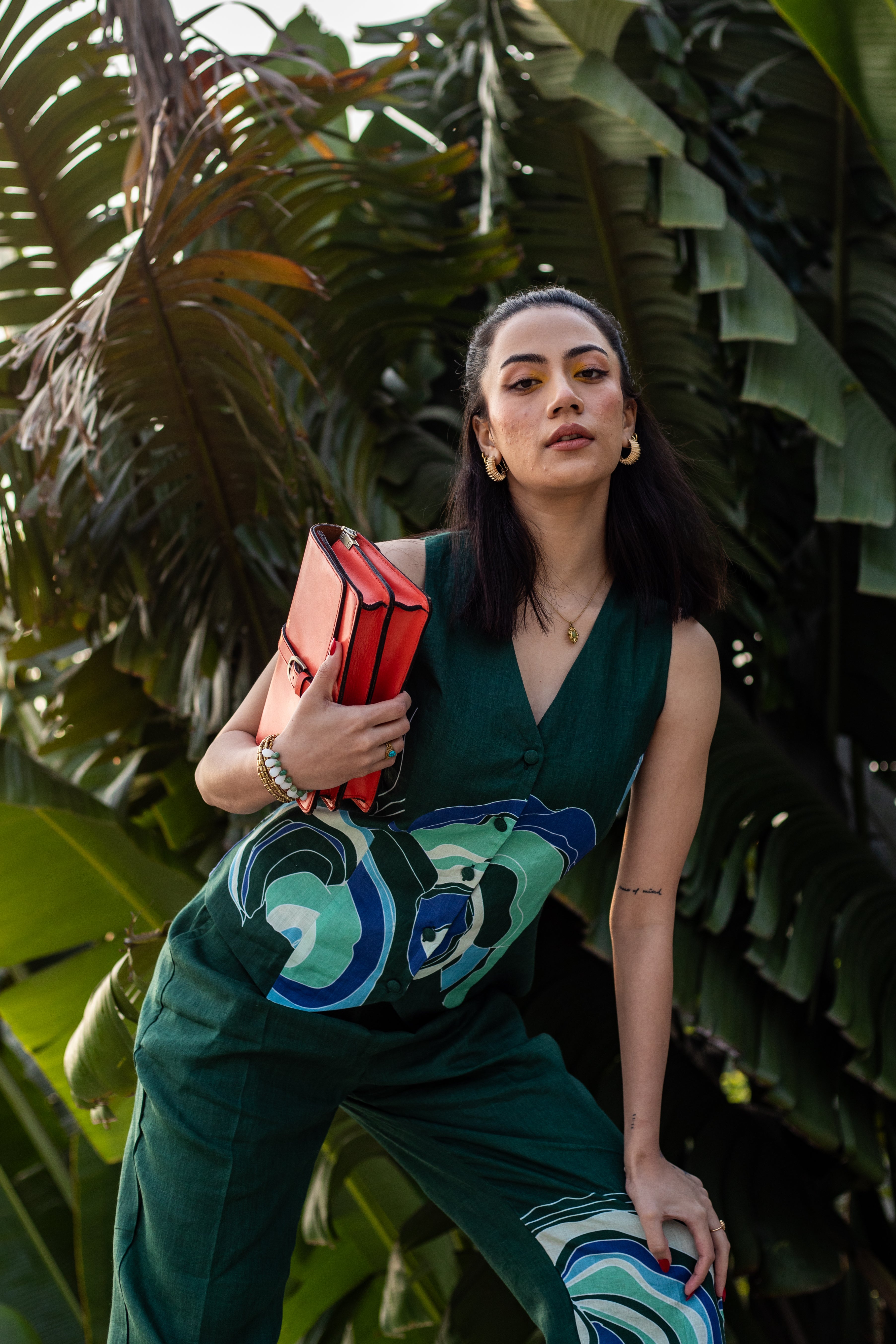 Forest Flow Waistcoat Set