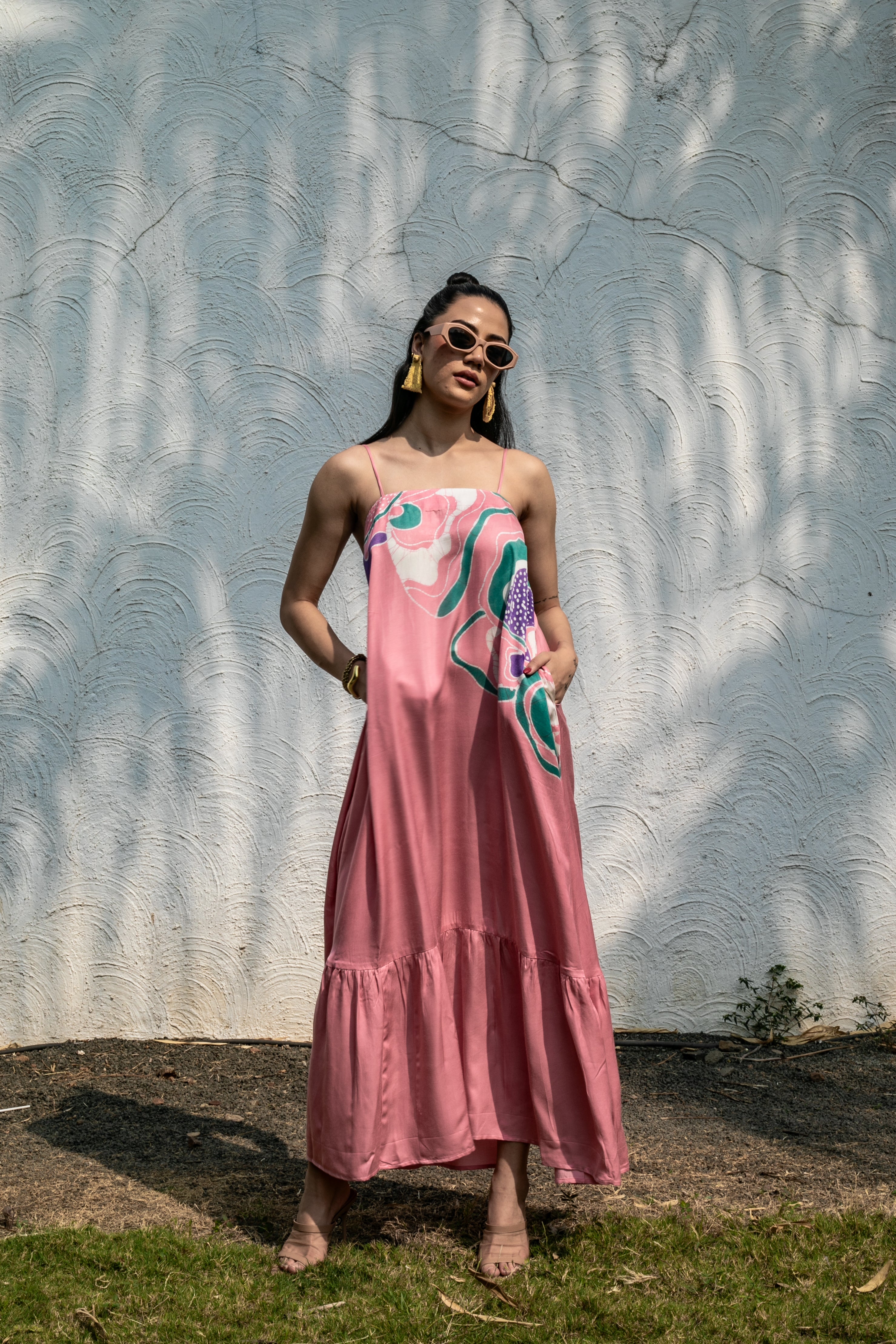 Blush Mush Tiered Dress