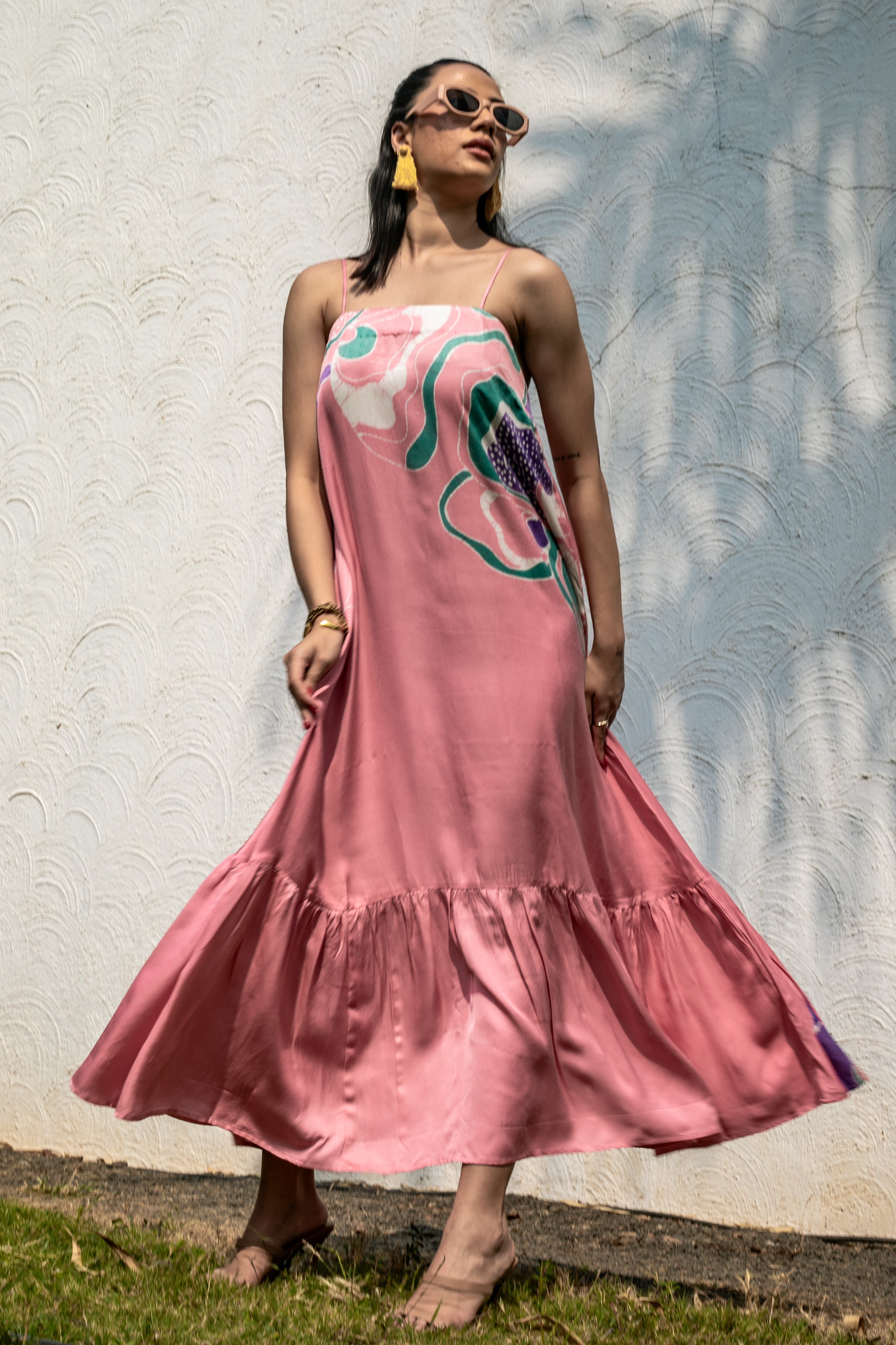 Blush Mush Tiered Dress