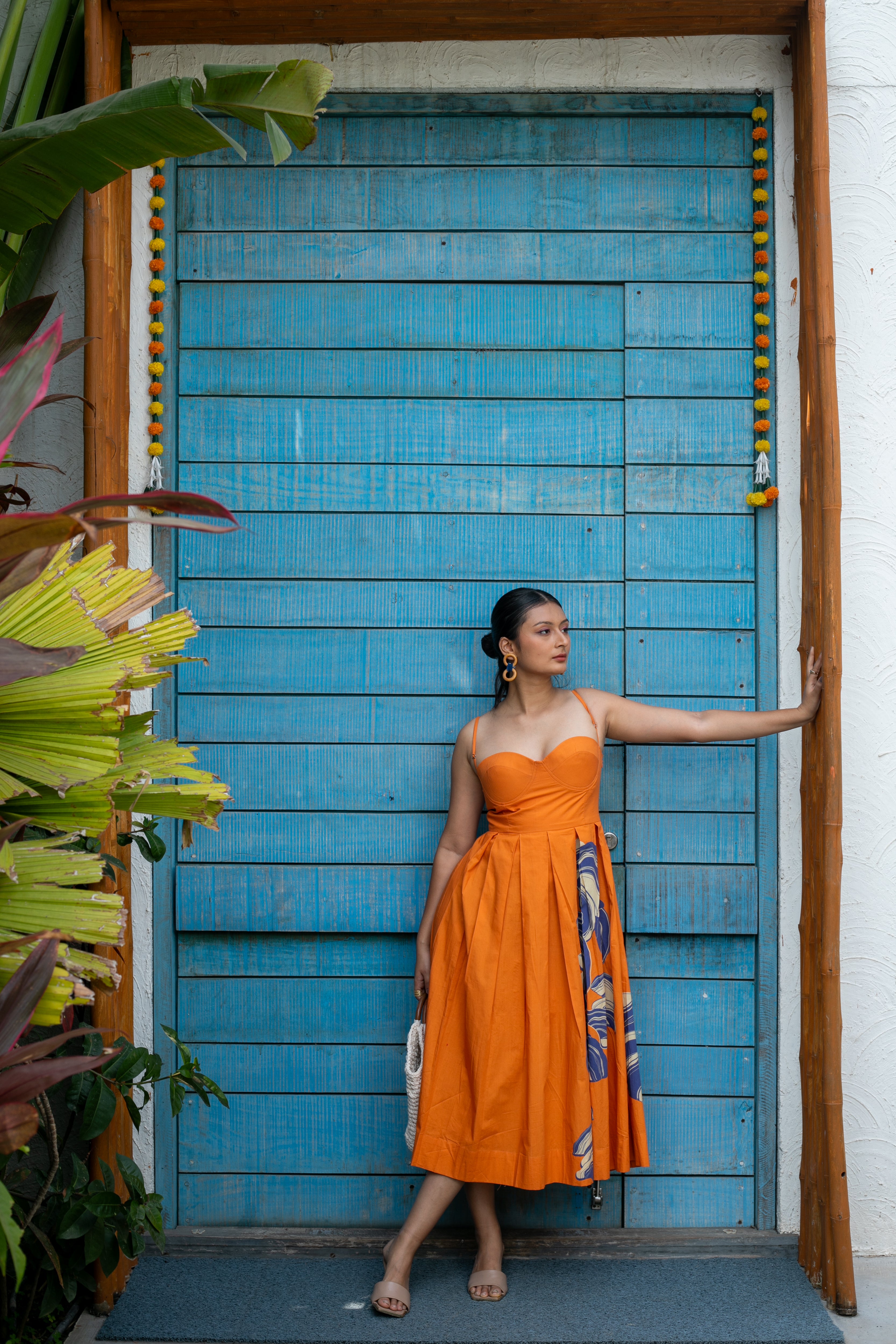 Tangerine Trail Bralette Dress