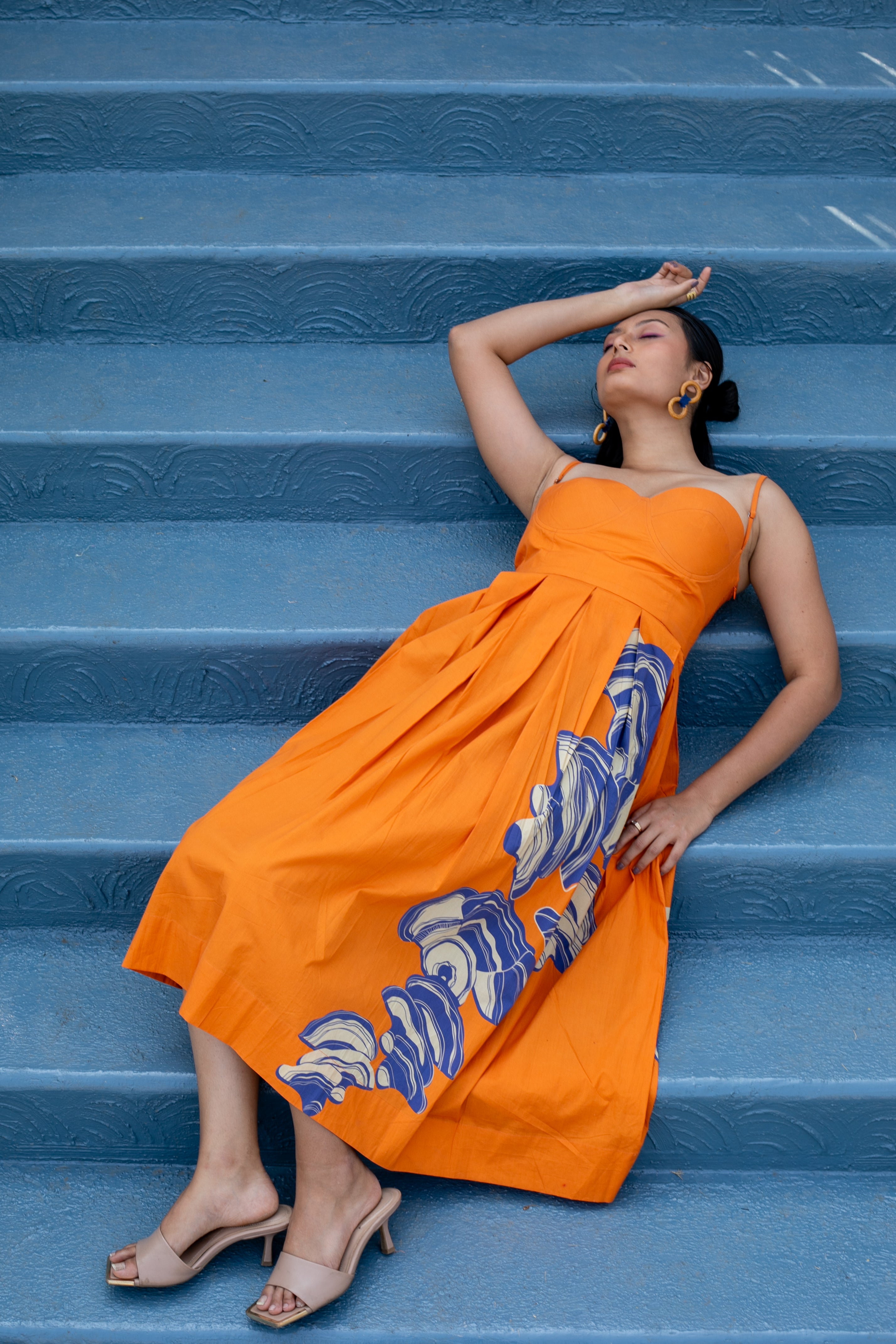 Tangerine Trail Bralette Dress