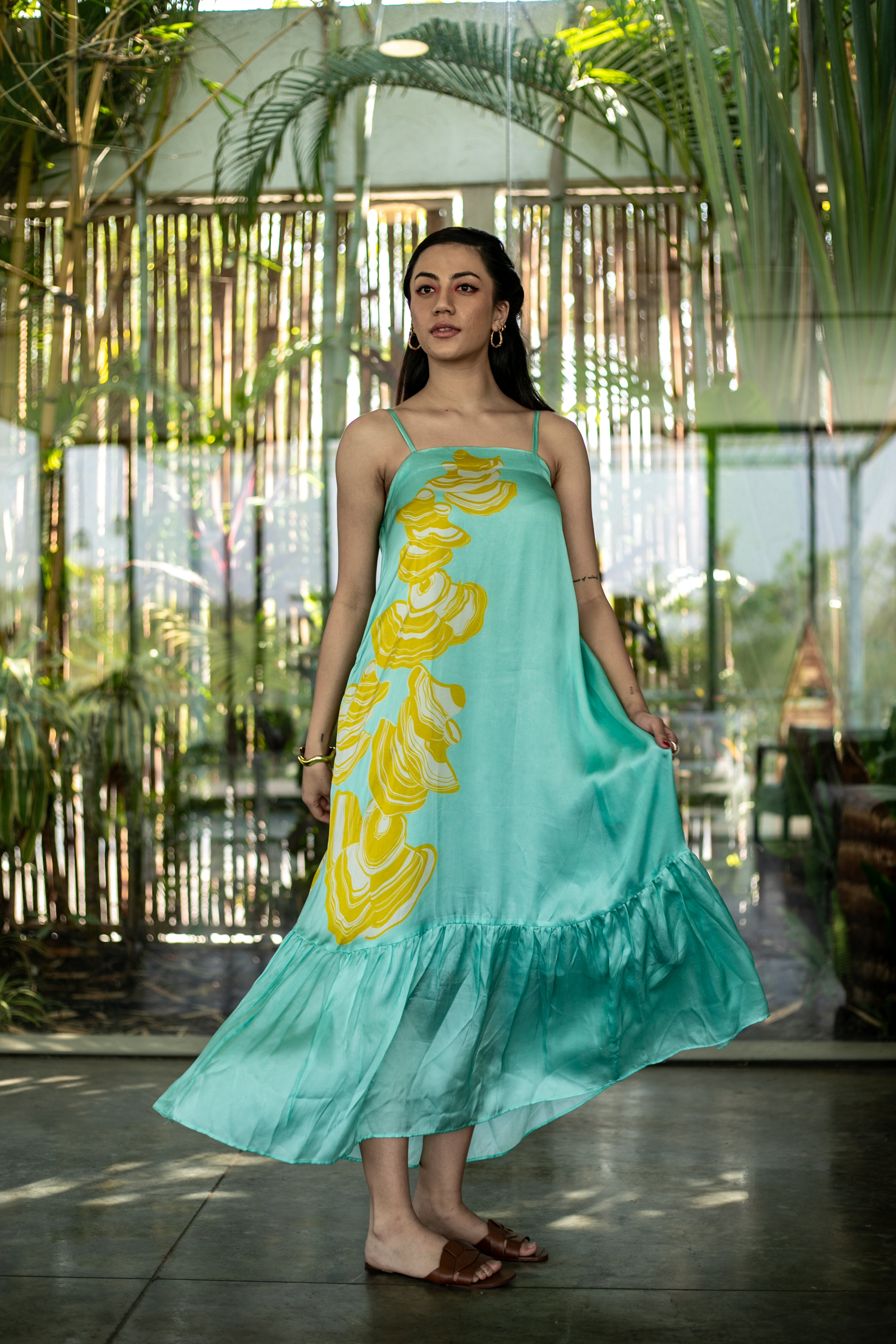 Celestial Mushroom Tiered Dress