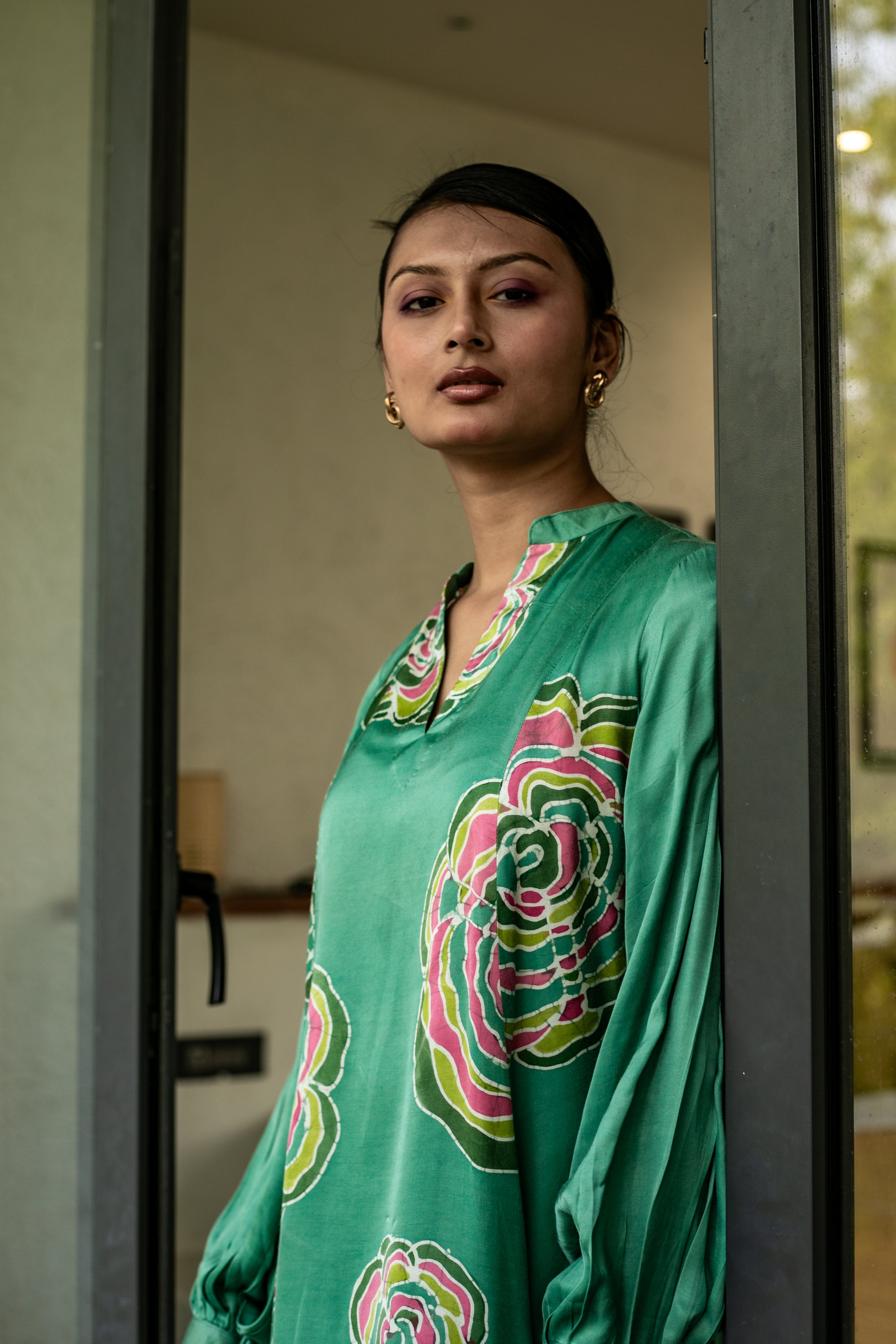 Seafoam Charm Flared Dress