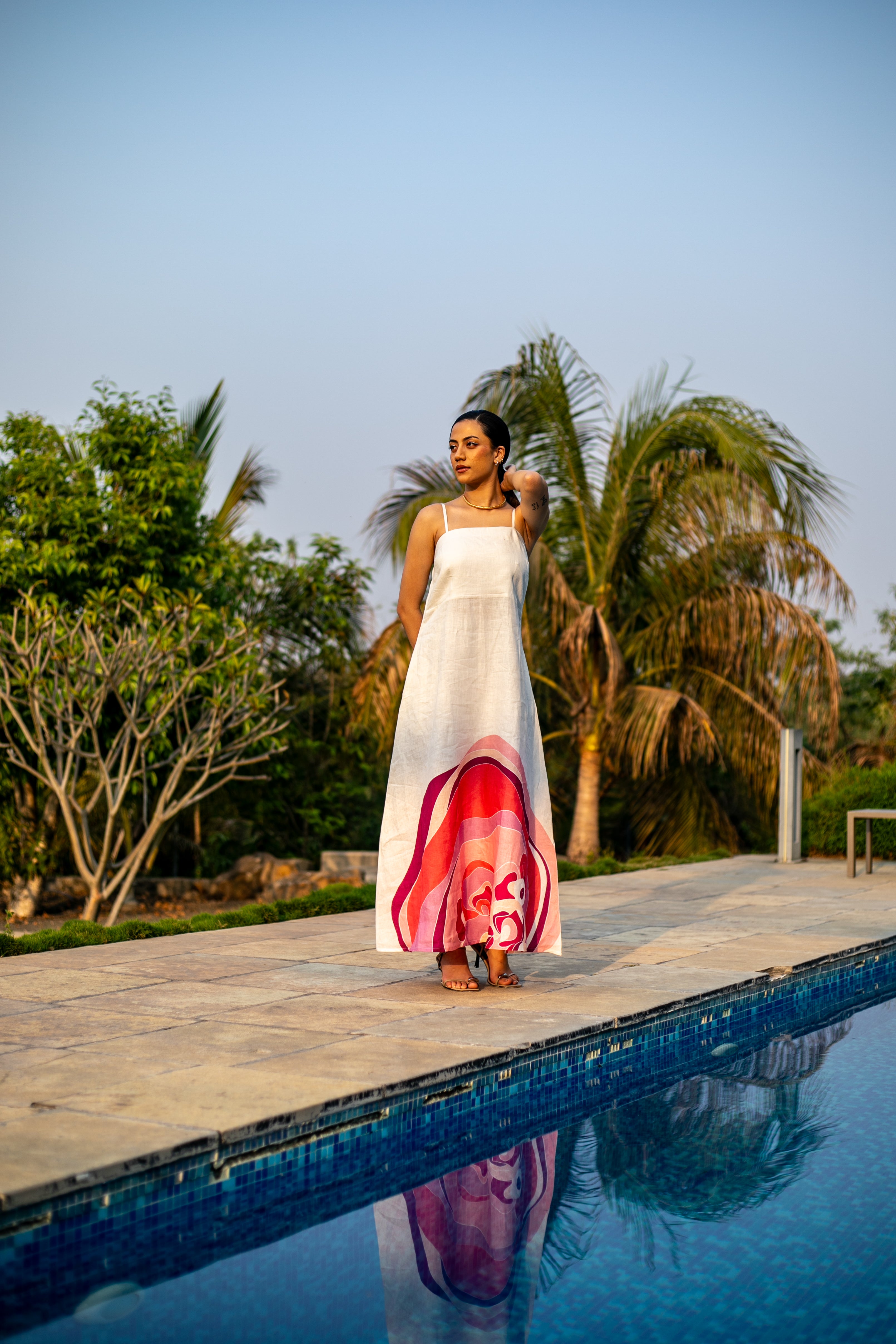 Aurora Mushroom Maxi Dress