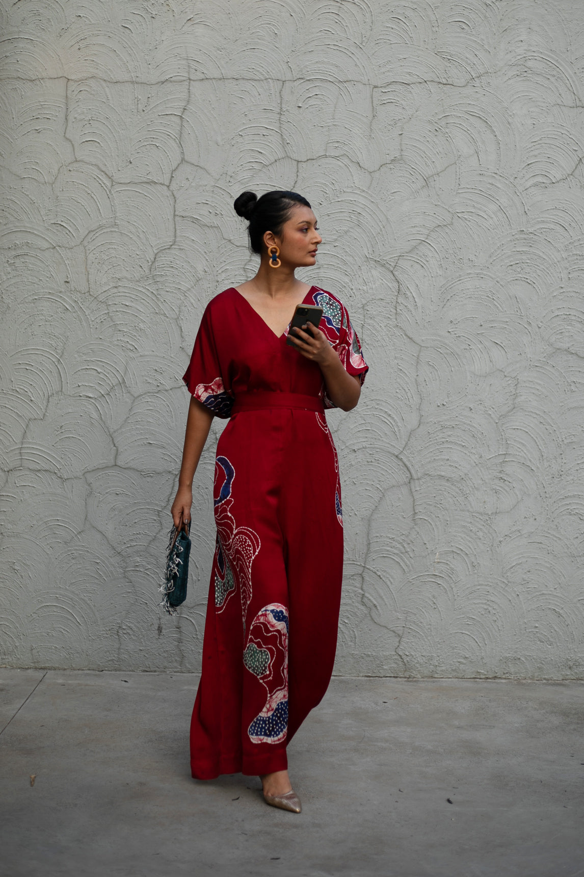 Scarlet Mycology Batik Jumpsuit