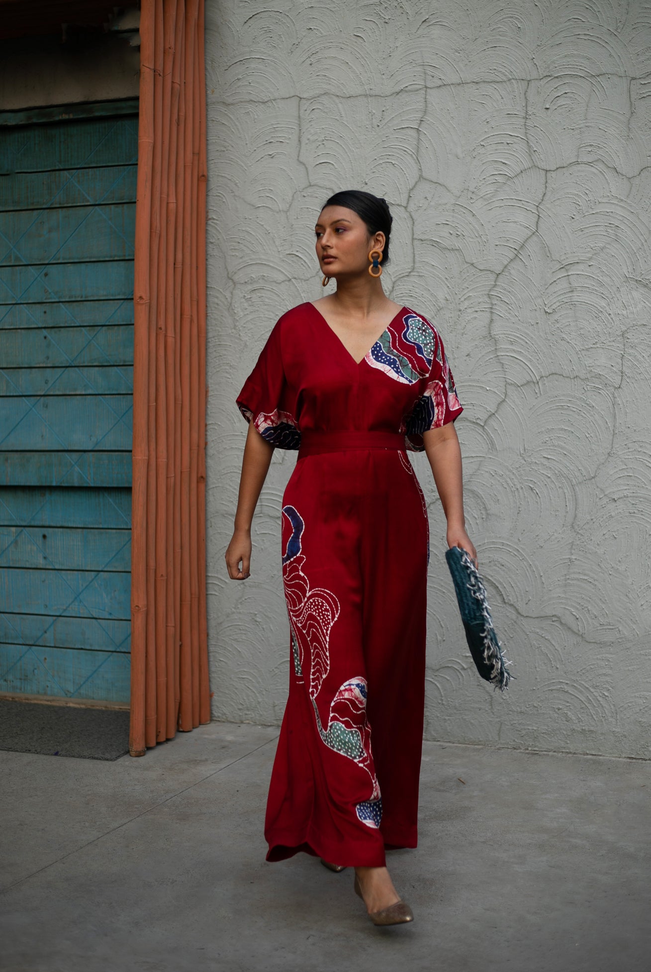 Scarlet Mycology Batik Jumpsuit