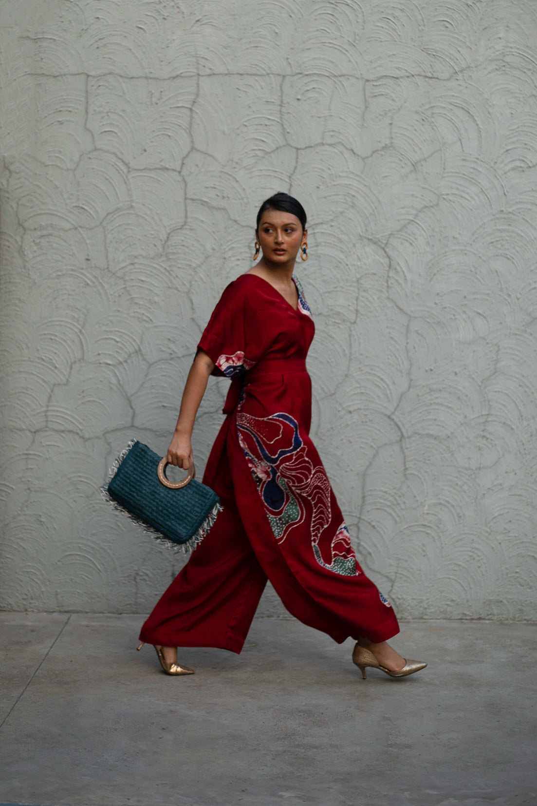 Scarlet Mycology Batik Jumpsuit