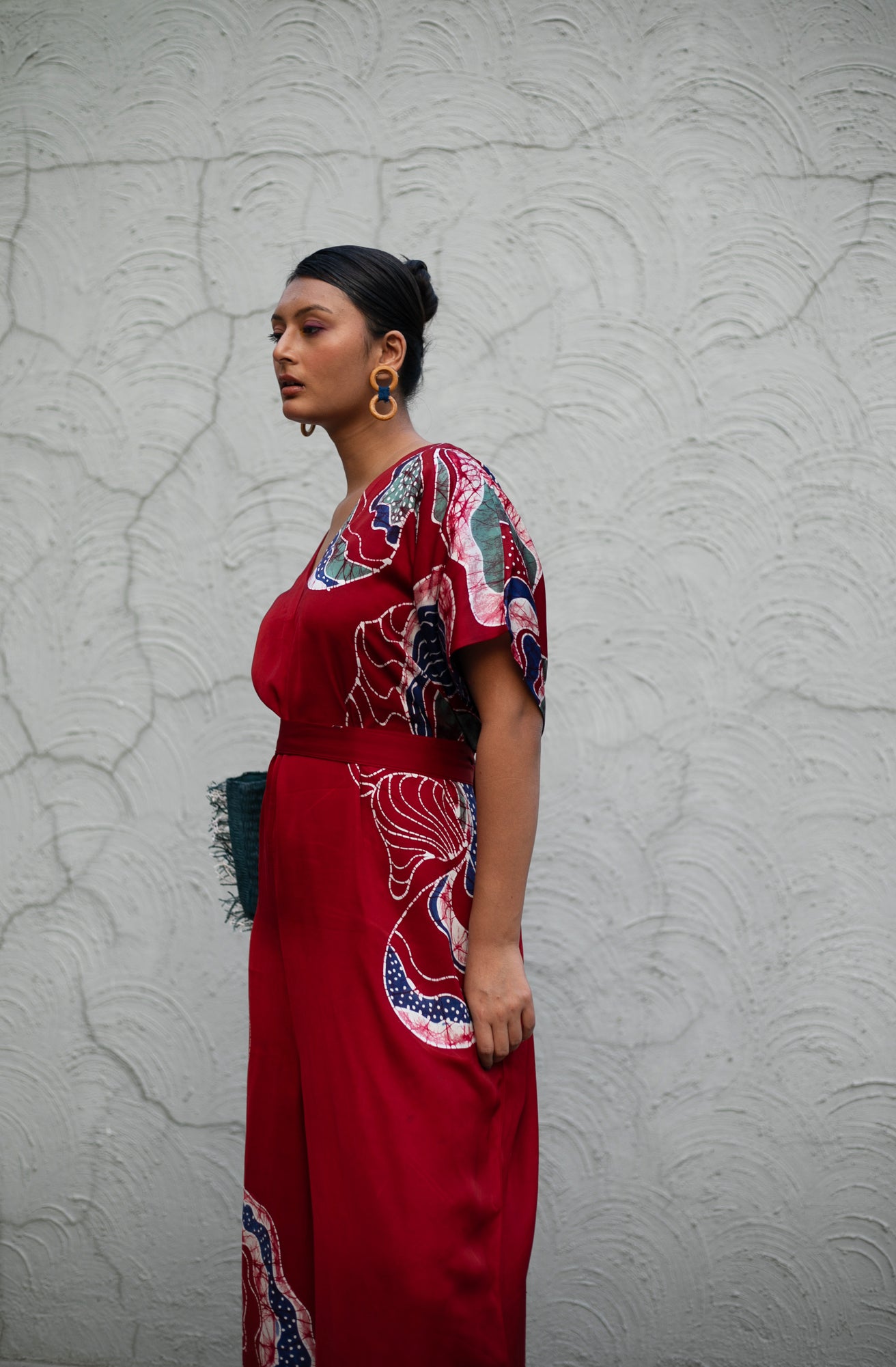 Scarlet Mycology Batik Jumpsuit